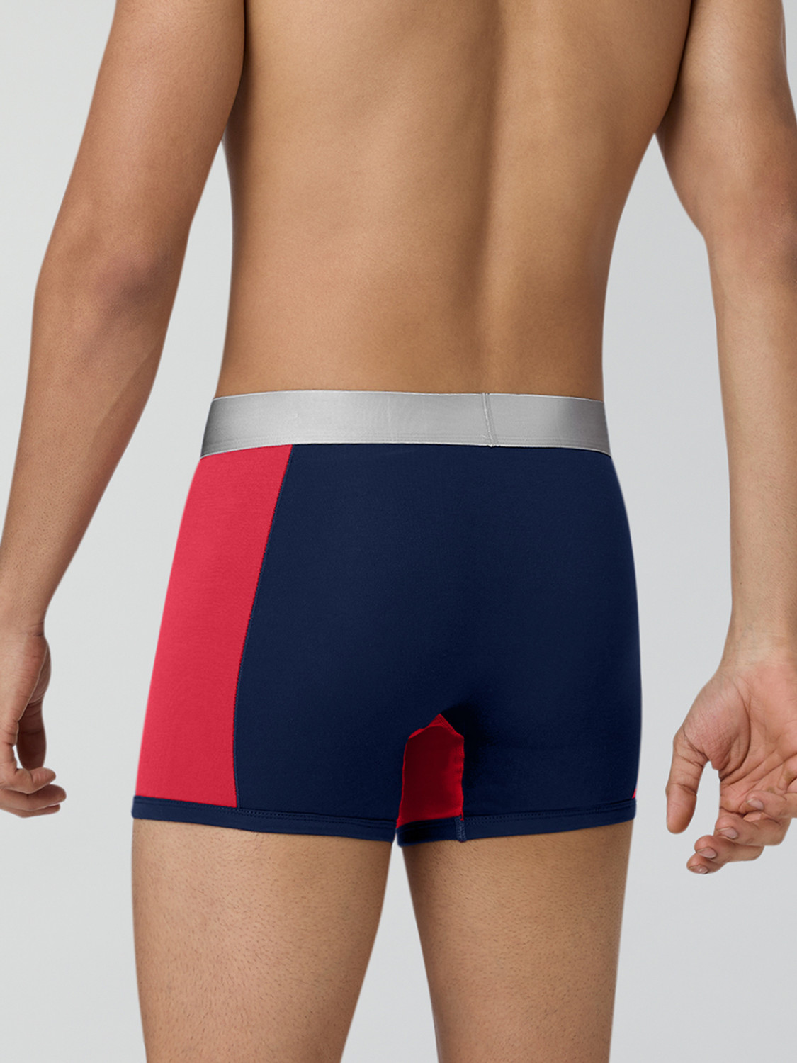 Image of XYXX Pack of 3 Illuminati Intellisoft Micro Modal Color Blocked Solid Men Trunk