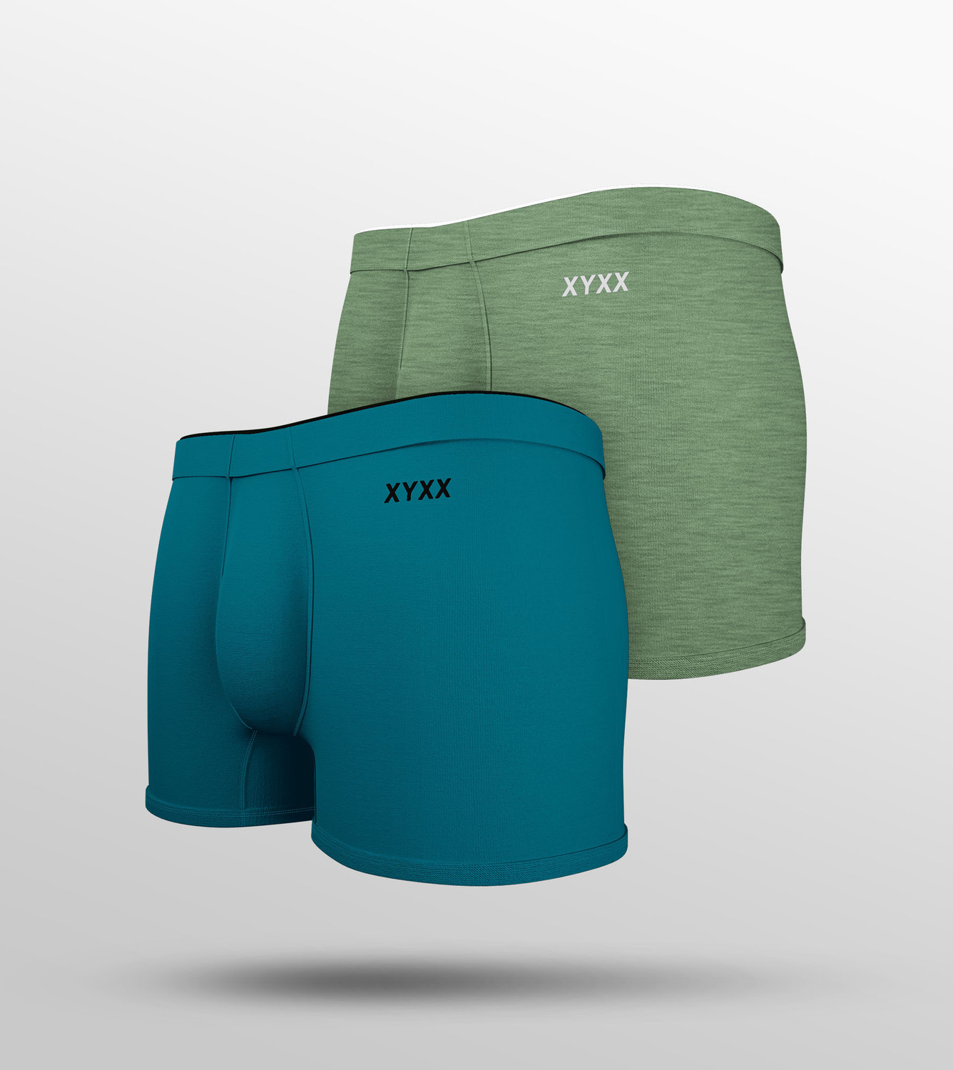 Image of XYXX Pack of 2 Uno Intellisoft Micro Modal Solid Men Trunk