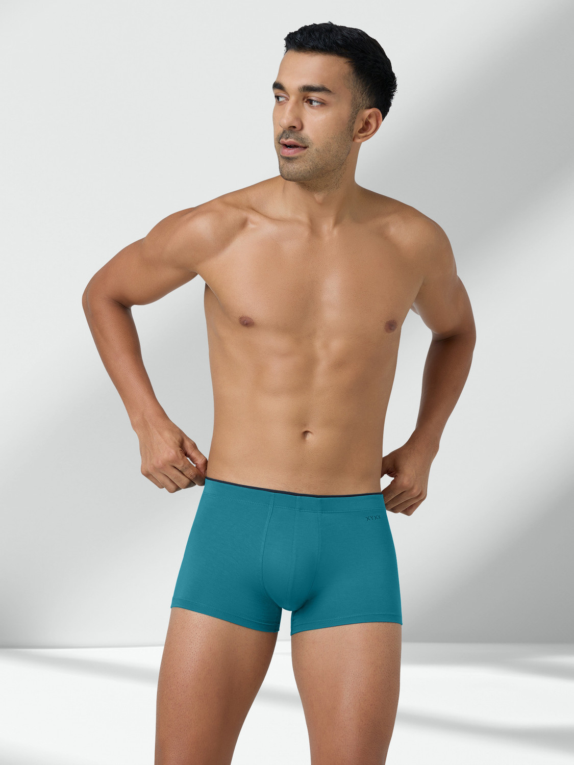 Image of XYXX Pack of 1 UNO Medley Underwear IntelliSoft Micro Modal Solid Men Trunk