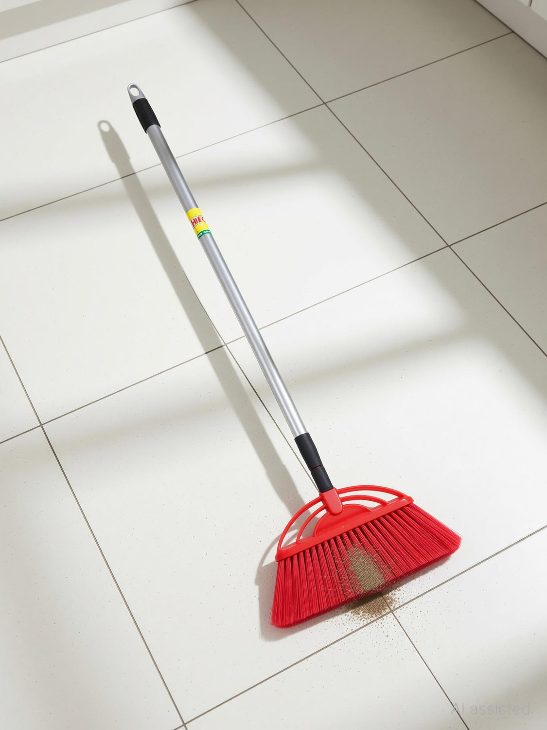 Image of EDICON 2 in 1 Floor Cleaning Brush with Rubber Squeegee Silicone, Plastic Wet and Dry Brush (Multicolor)