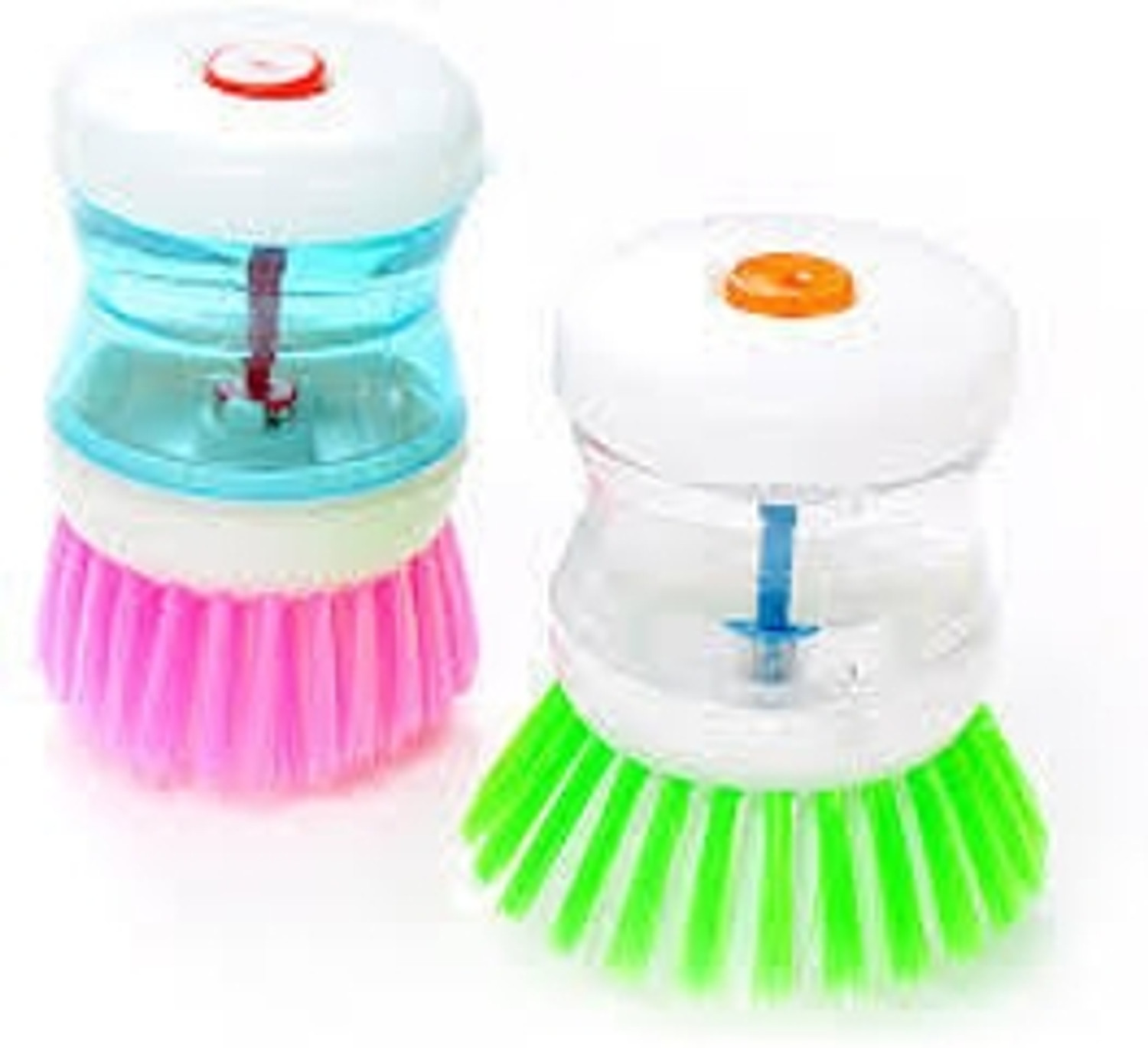 Image of KASHTHBHANJAN Self-Cleaning Anti-Static Massage Comb - 4-in-1 Detangling Hairbrush Plastic Wet Brush (Multicolor)