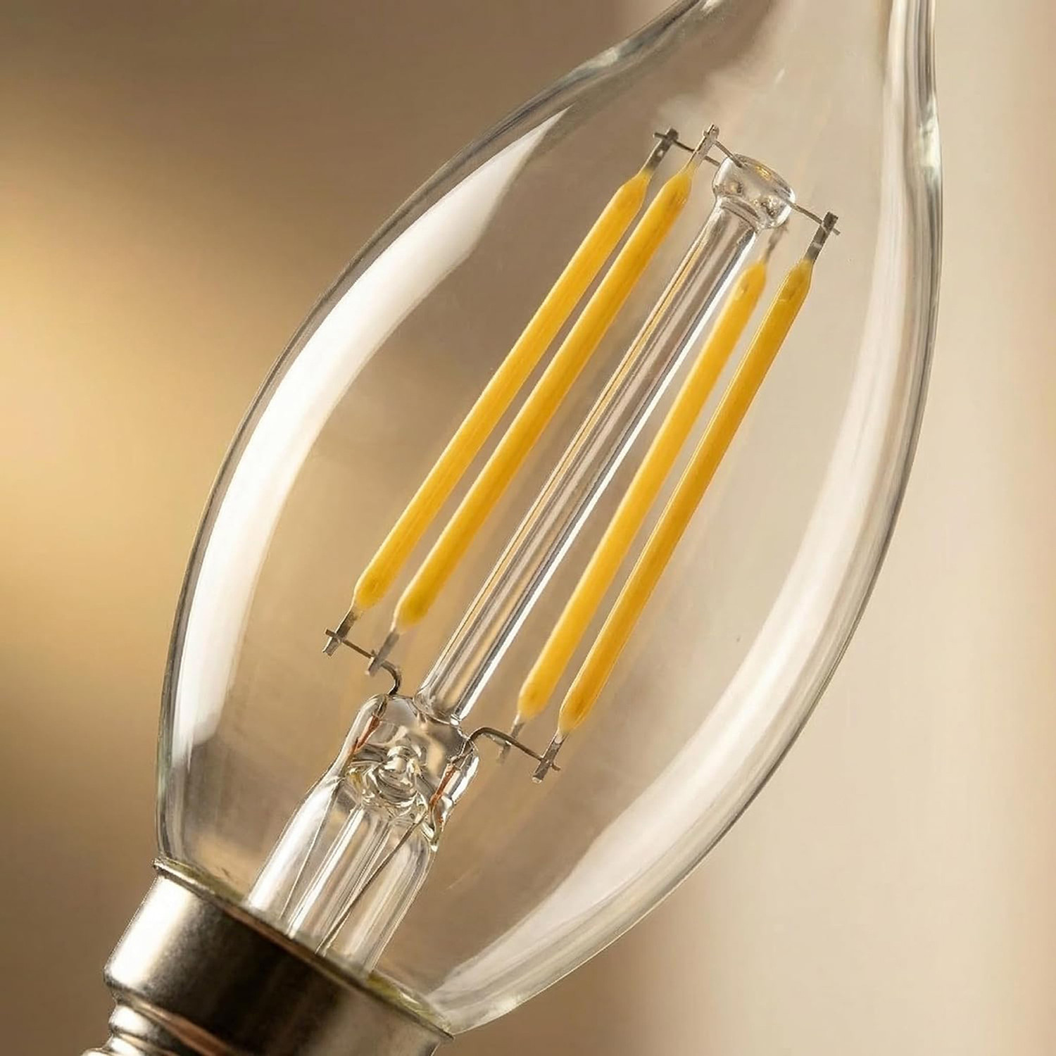 Image of Wipro 5 W Basic Standard E14 LED Bulb (Yellow, Pack of 8)