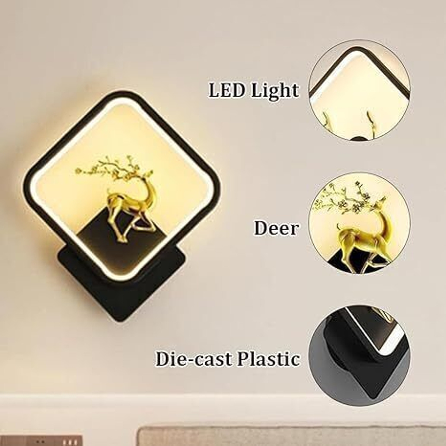 Image of Tech Tycoon 3 W Color Changing, Motion Sensor Decorative B22 LED Bulb (White, Yellow)