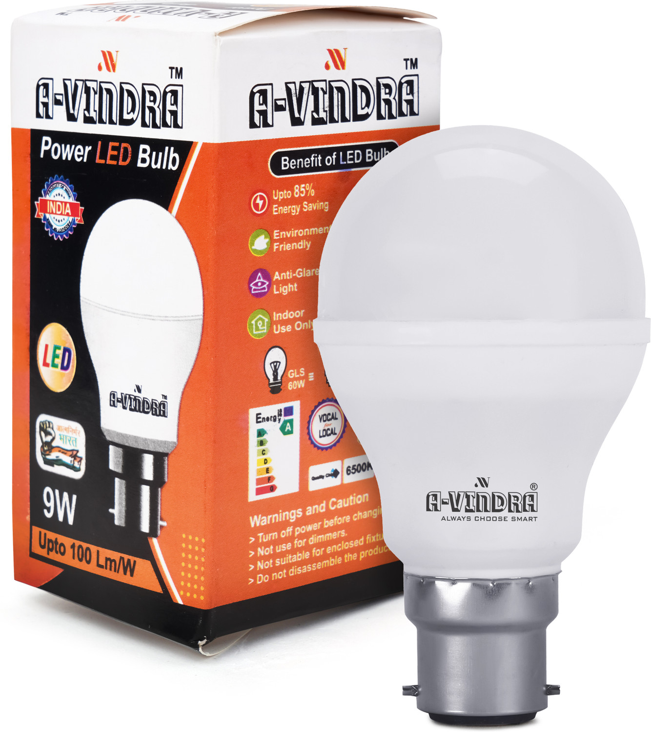 Image of Tech Tycoon 3 W Color Changing, Motion Sensor Decorative B22 LED Bulb (White, Yellow)