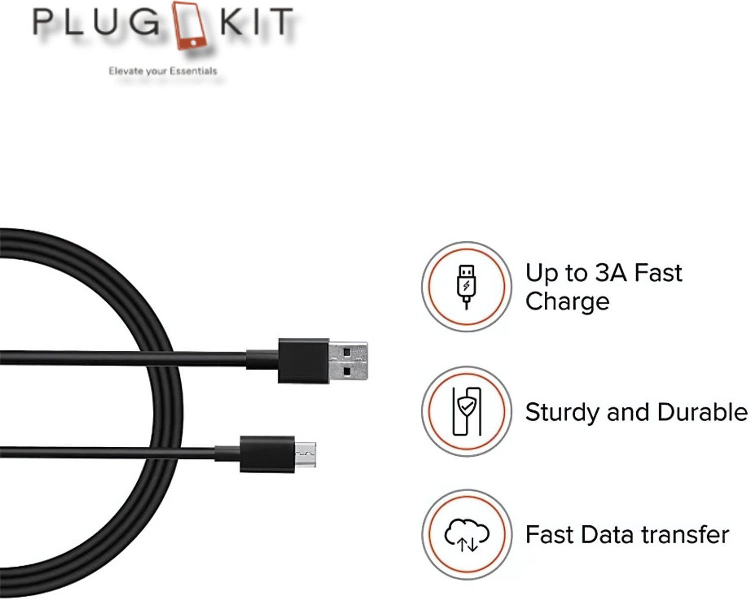 Image of REDMI Type C 1 m USB TYPE C FAST CHARGING CABLE (Compatible with ALL DEVICES, Black, USB Type A To USB Type C)