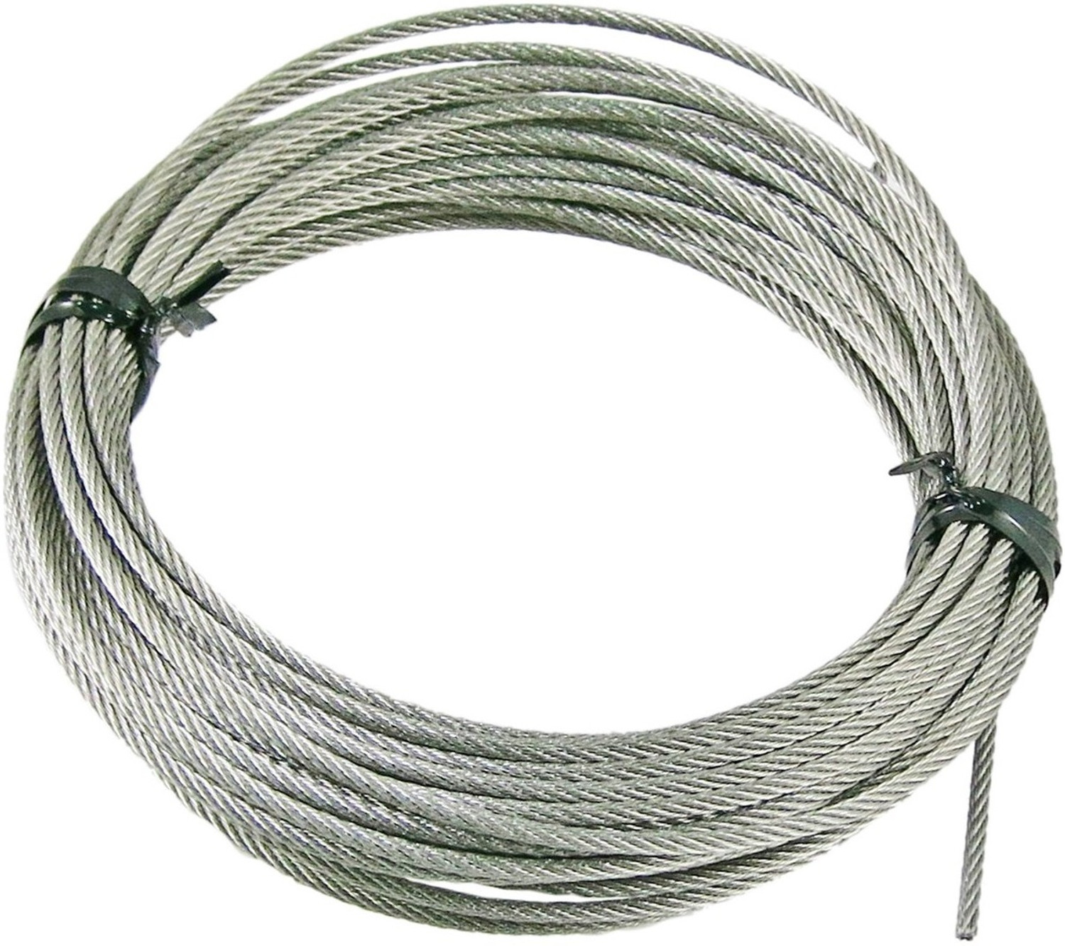 Image of Thavix Heavy Duty Stainless Steel Clothesline with Hooks 5 m Silver (Length: 5 m) Climbing Hold