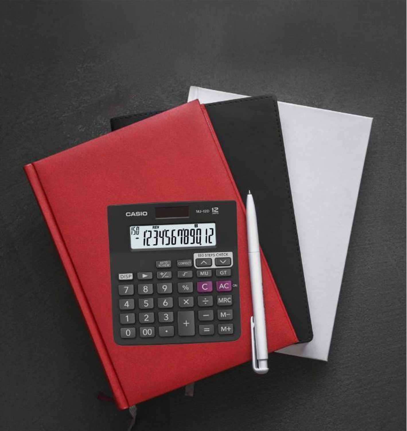 Image of MADHAV Casio MJ-12D 12 DIGIT Basic Calculator (12 Digit)