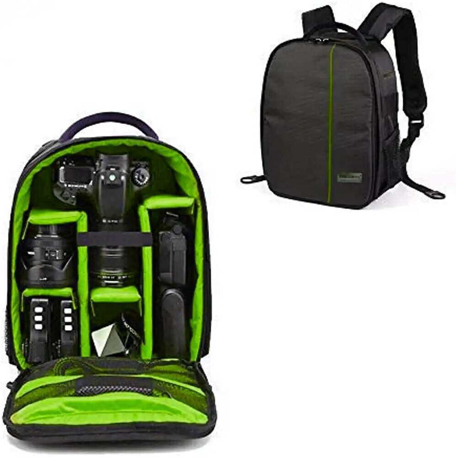 Image of bayo 25 Ltr 13x11 inches Heavy Quality DSLR /SLR Camera Lens Camera stand Shoulder Backpack Waterproof Camera Bag (Black)