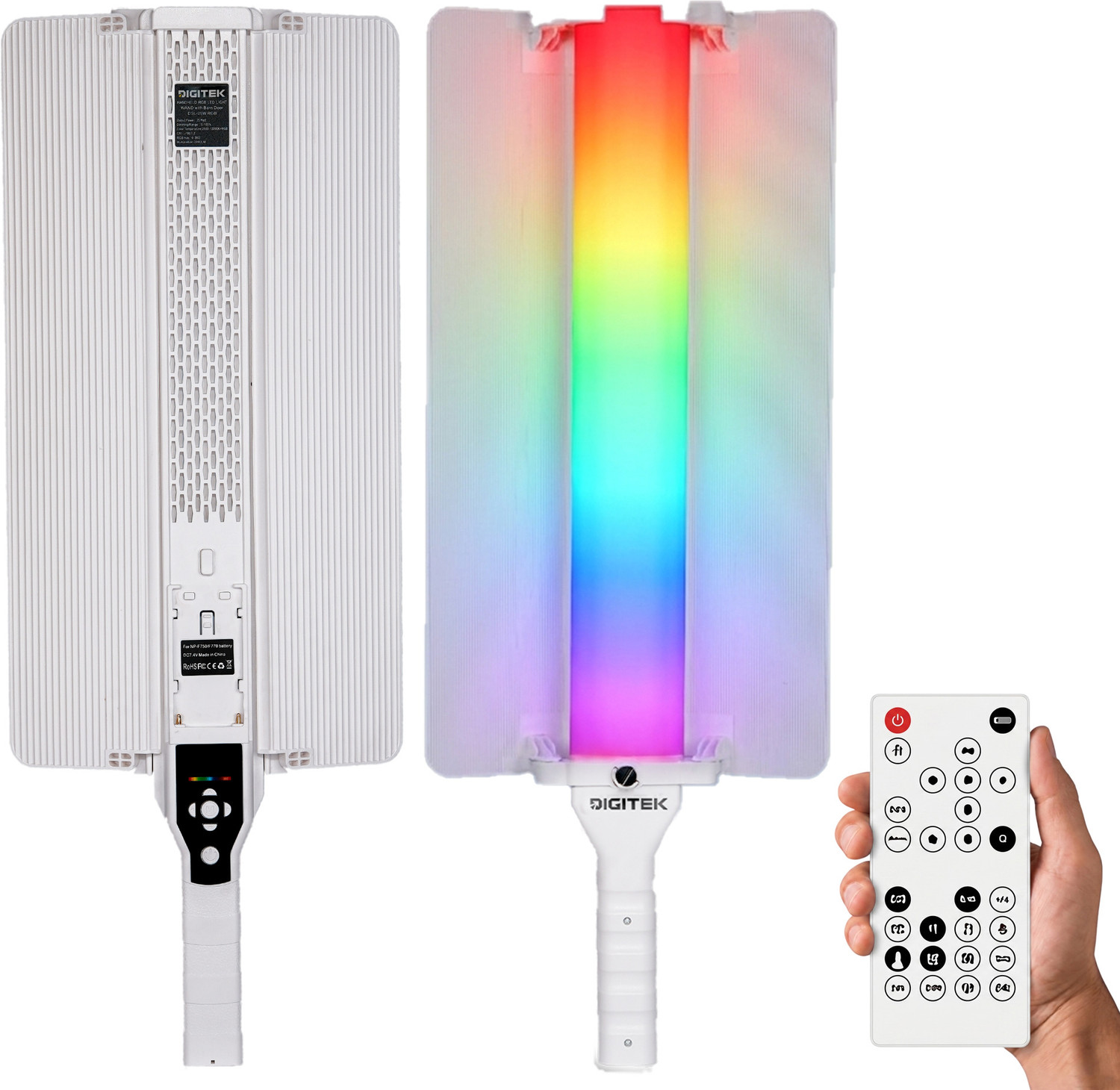 DIGITEK DSL-25W RGB 120 lx LED Light - Image 1