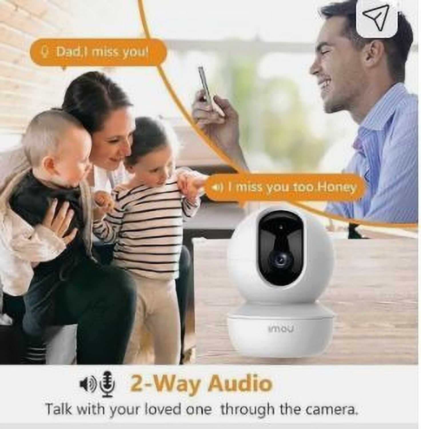Image of IMOU IPC-DK2-4H1W 4 MM LENS IP Camera Camera (White)