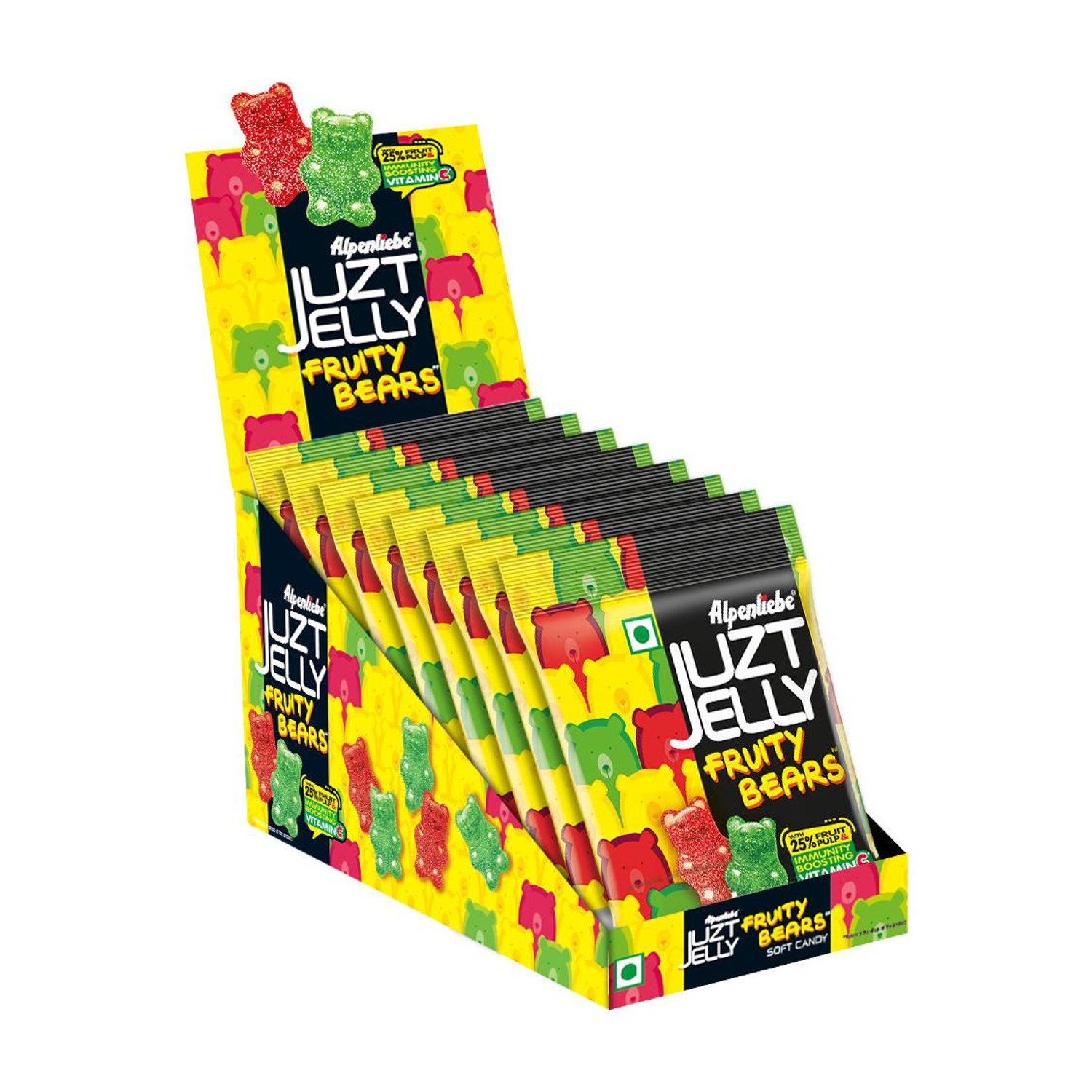 Image of Alpenliebe Juzt Strawberry Jelly Candy (380 g)