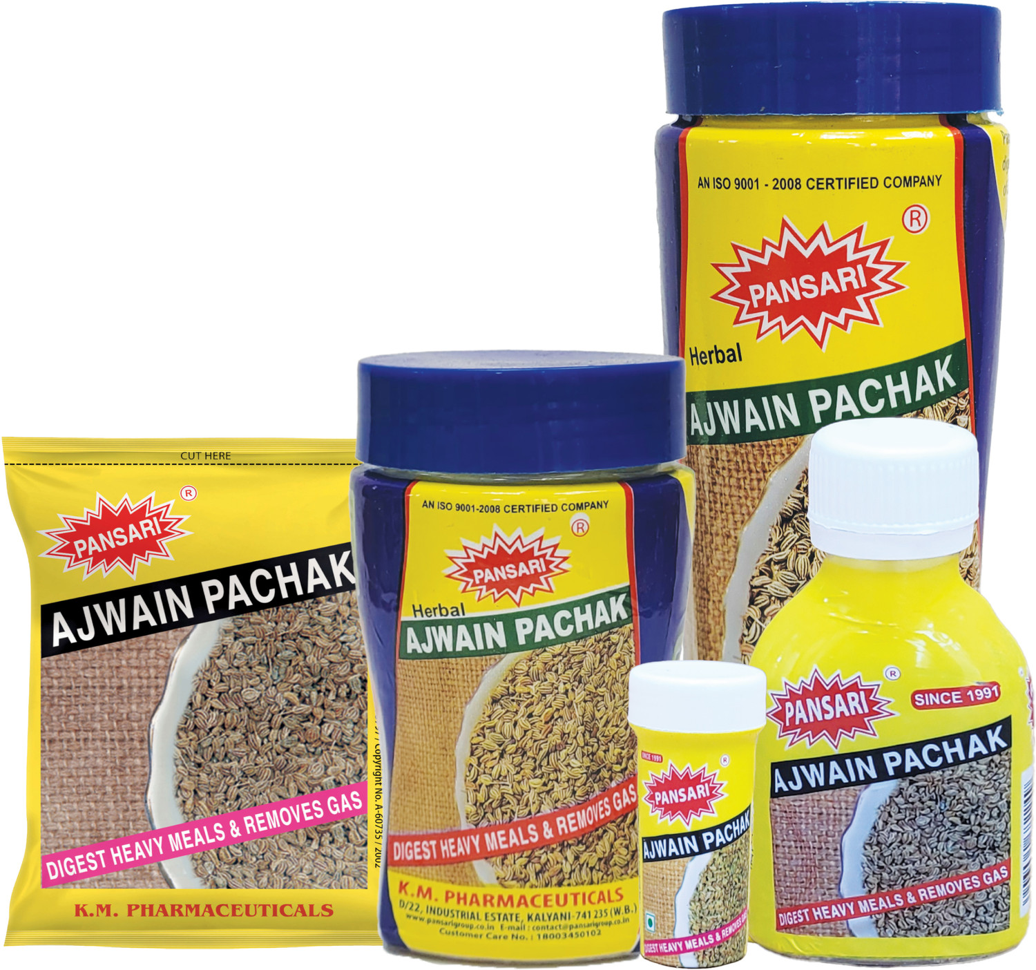 Image of Pansari Ajwain Pachak 200g Tangy and Tasty Mouth Freshener (2 x 1 pieces)