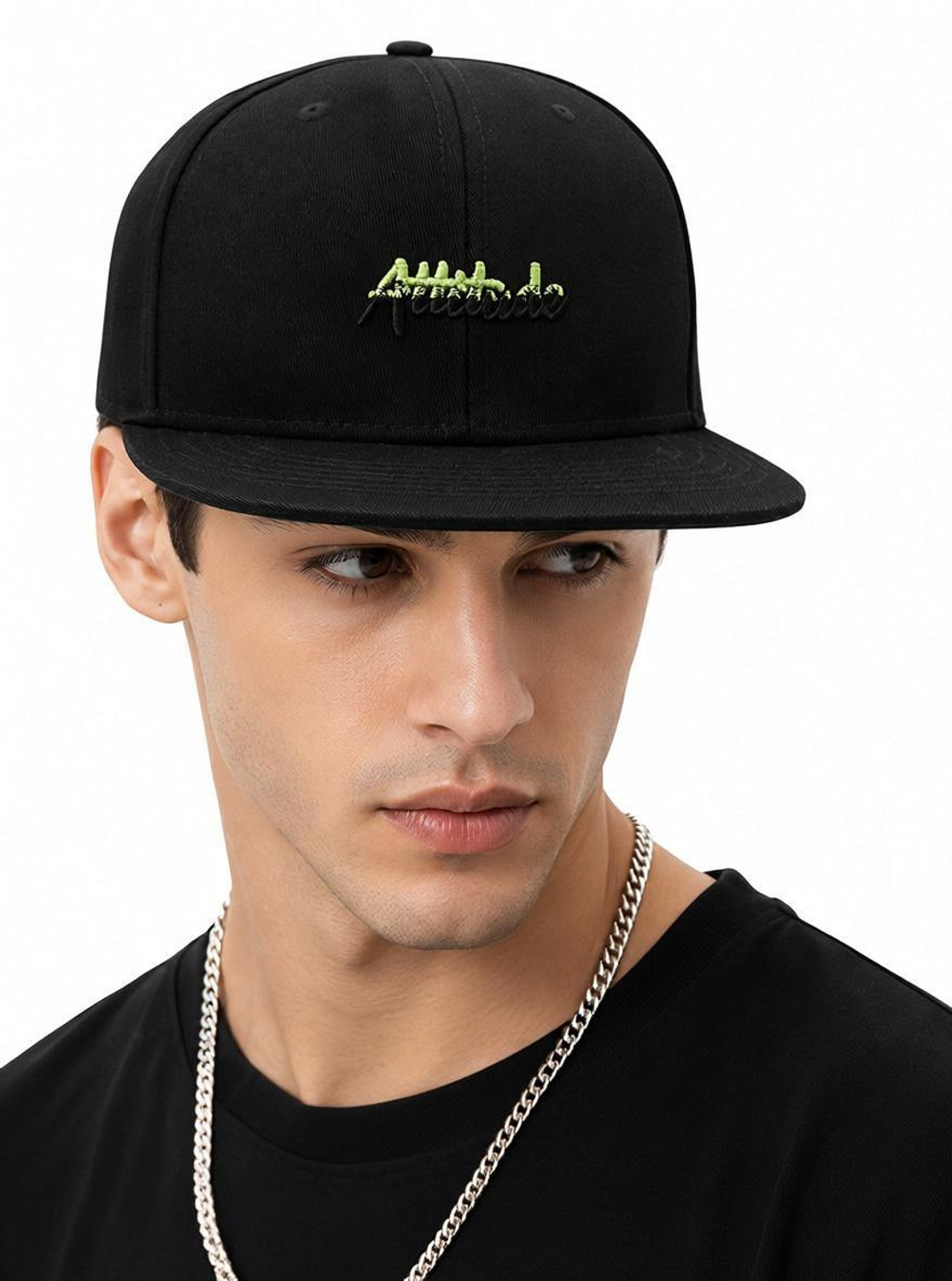 VRITRAZ Printed Snapback Cap - Image 1