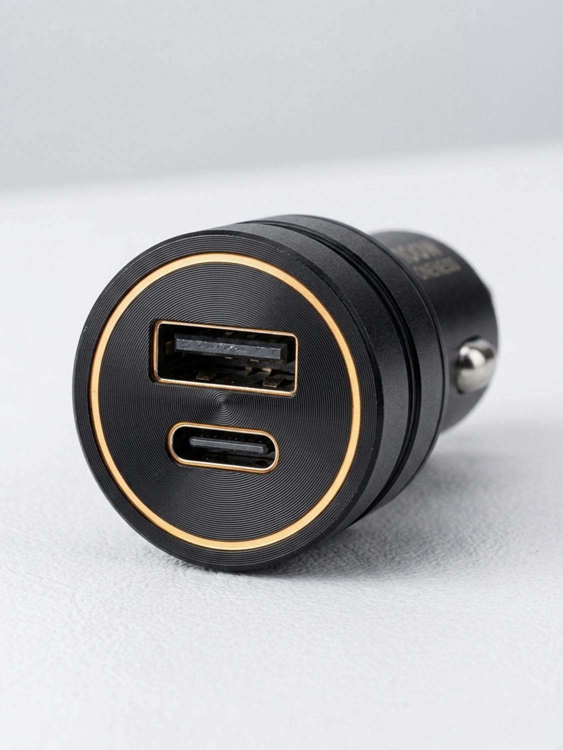 Image of Oneness 4.8 Amp Qualcomm 3.0 Turbo Car Charger (Black, With USB Cable)