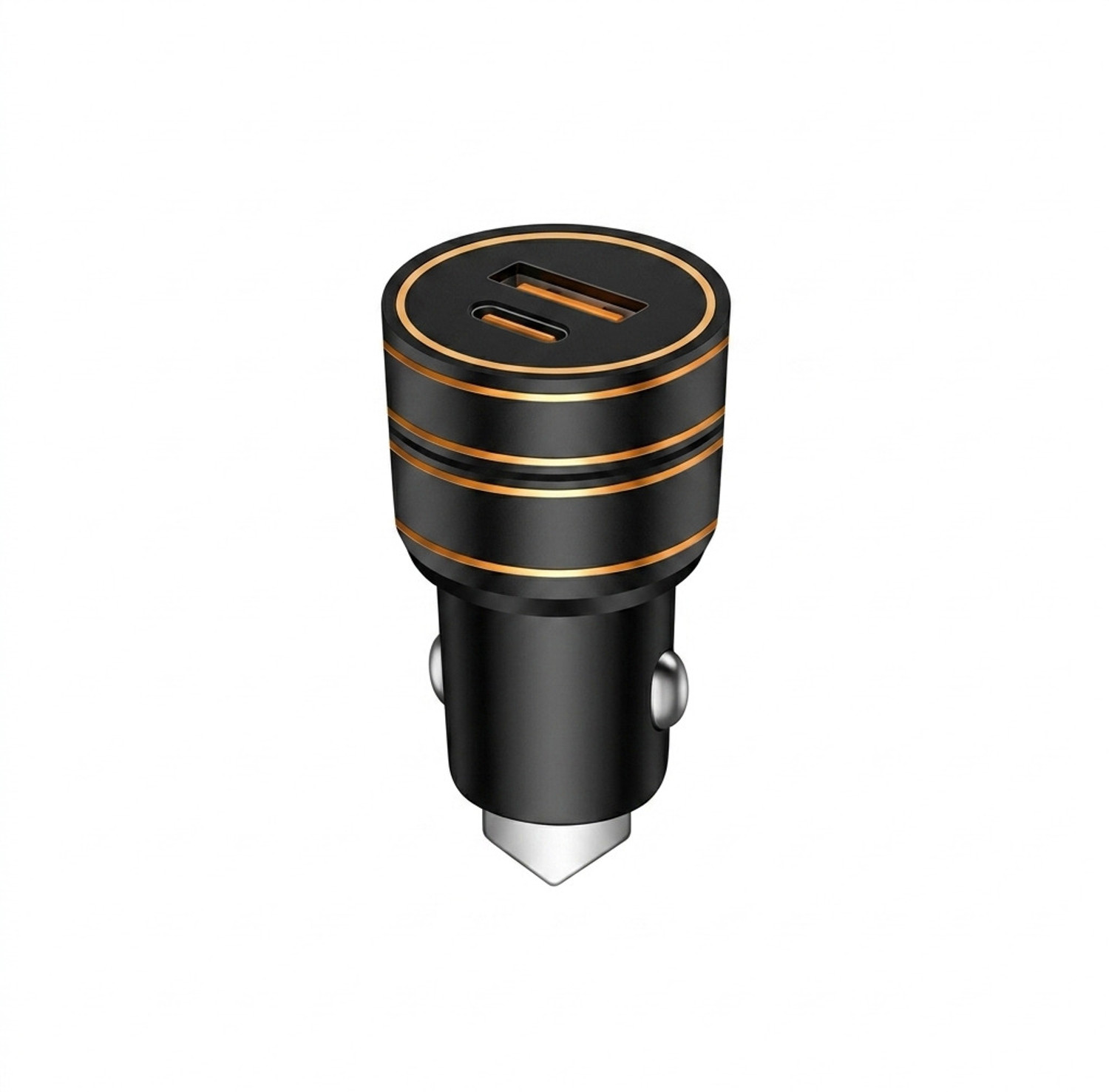 Image of Oneness 4.8 Amp Qualcomm 3.0 Turbo Car Charger (Black, With USB Cable)