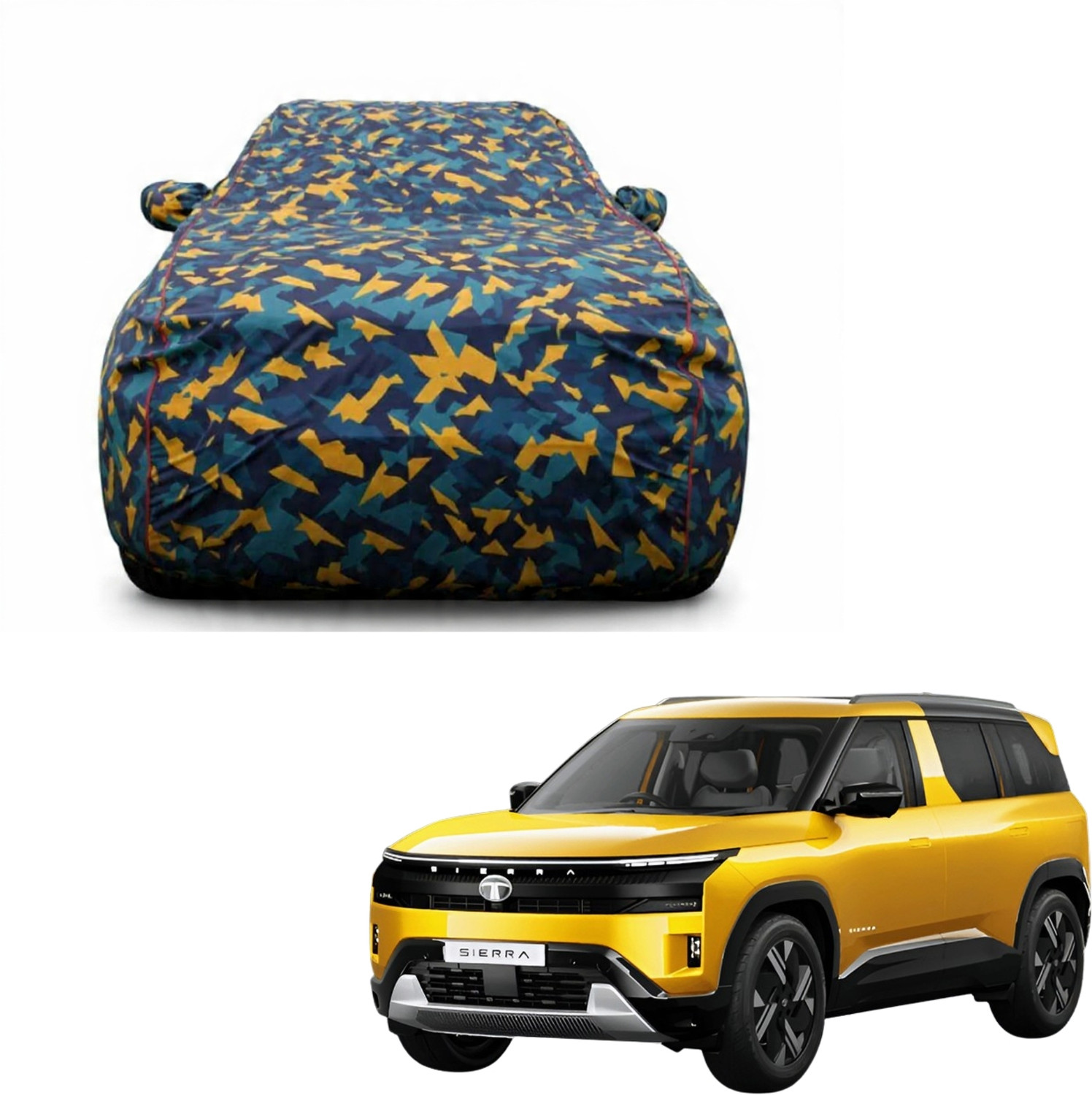 Image of FBC HUB Tata Sierra Body Cover (Silver)