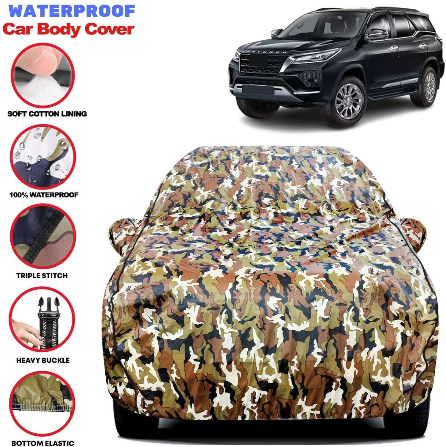 Grizzly Car Cover for Toyota Fortuner - Image 6