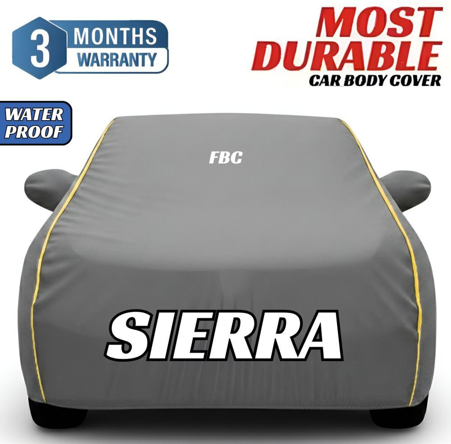 Image of FBC HUB Tata Sierra Body Cover (Silver)