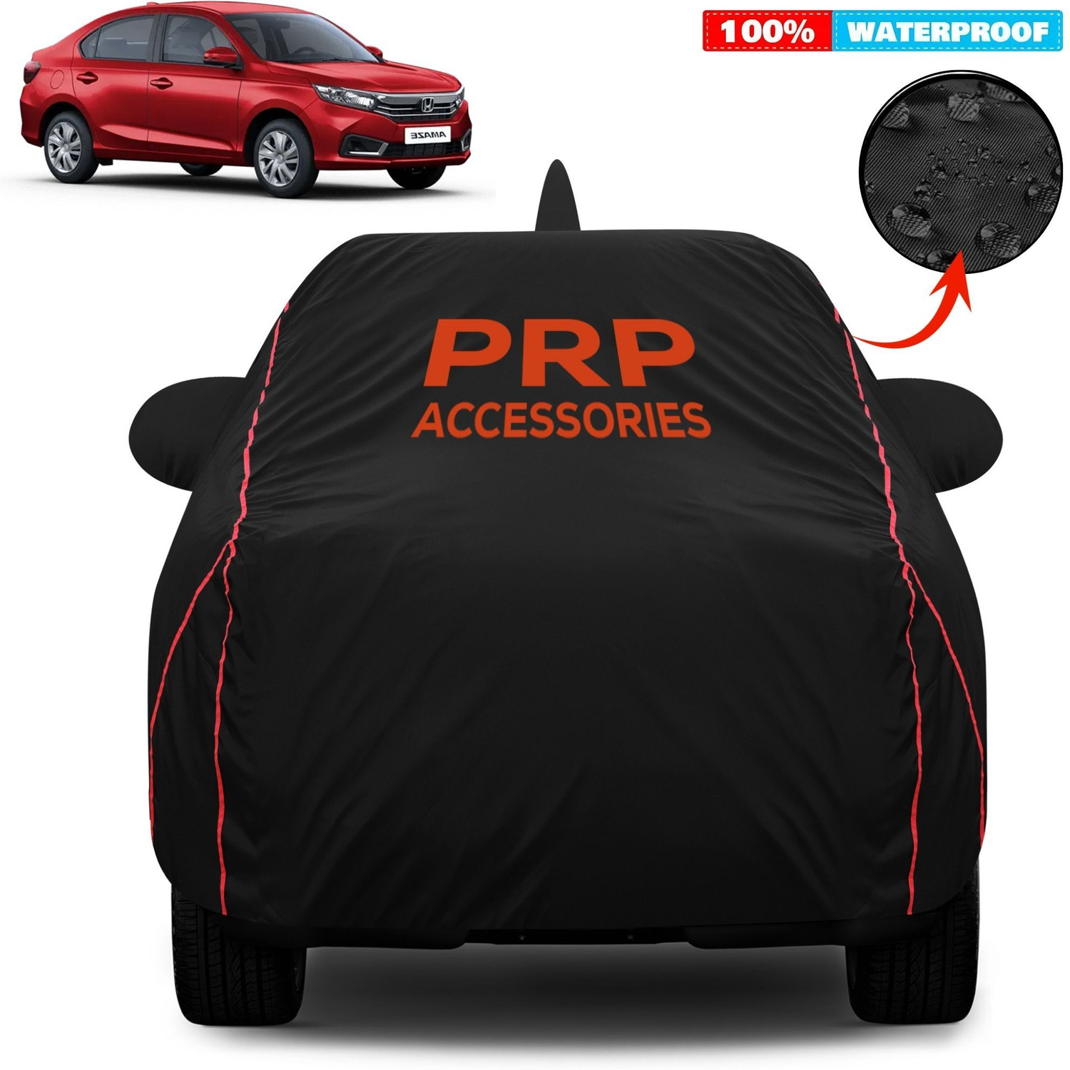 Image of DRINAY Honda Amaze Body Cover (Blue)