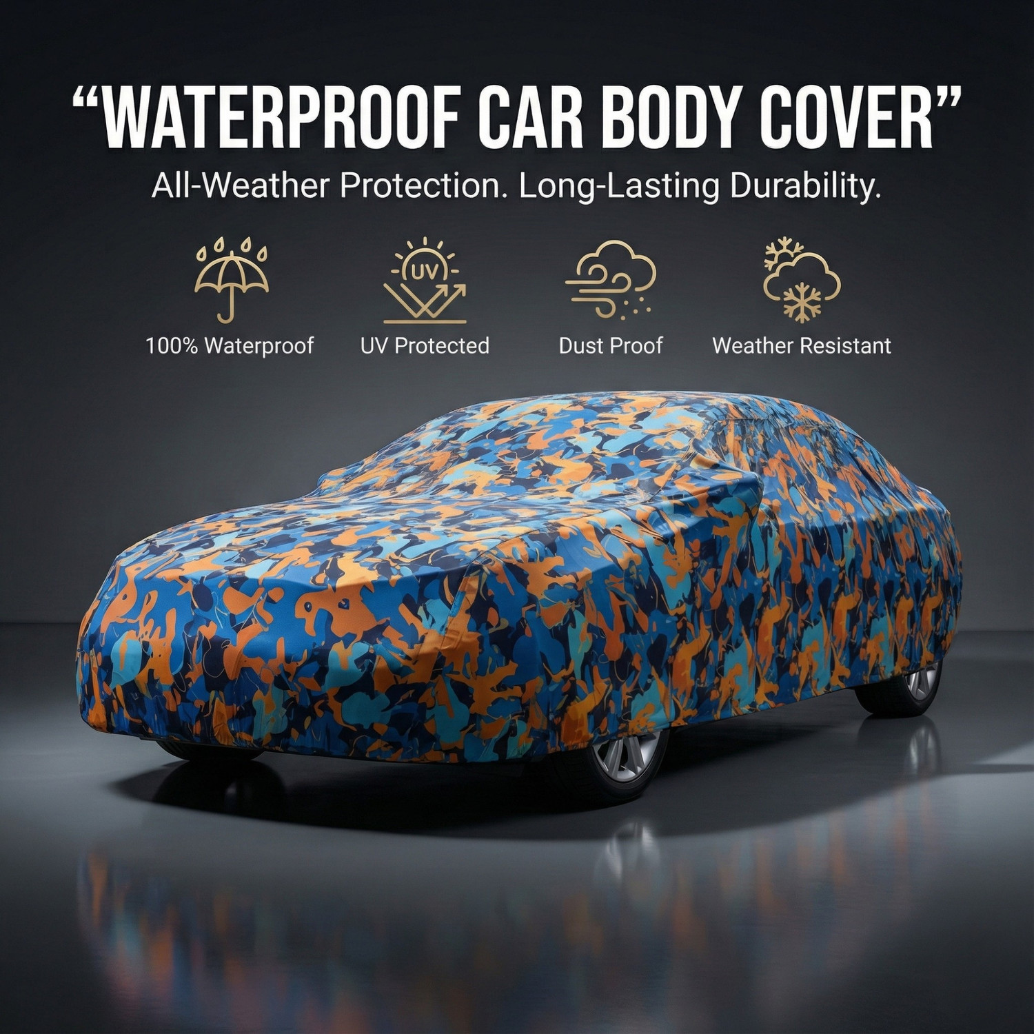 Image of TAXZONE Maruti Suzuki Ertiga, Ertiga LXI, Ertiga VXI, Ertiga VXI Body Cover (Multicolor, For 2015, 2016, 2017, 2018, 2019, 2020, 2021, 2022, 2023, 2024 Models)