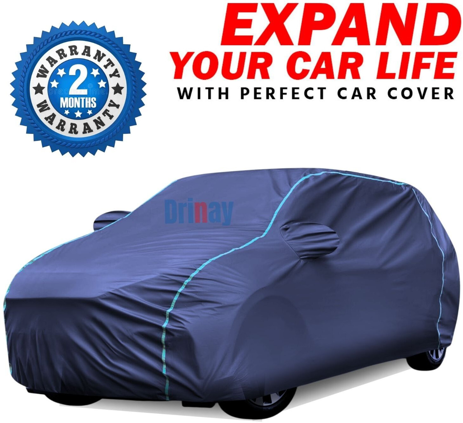 Image of DRINAY Honda Amaze Body Cover (Blue)