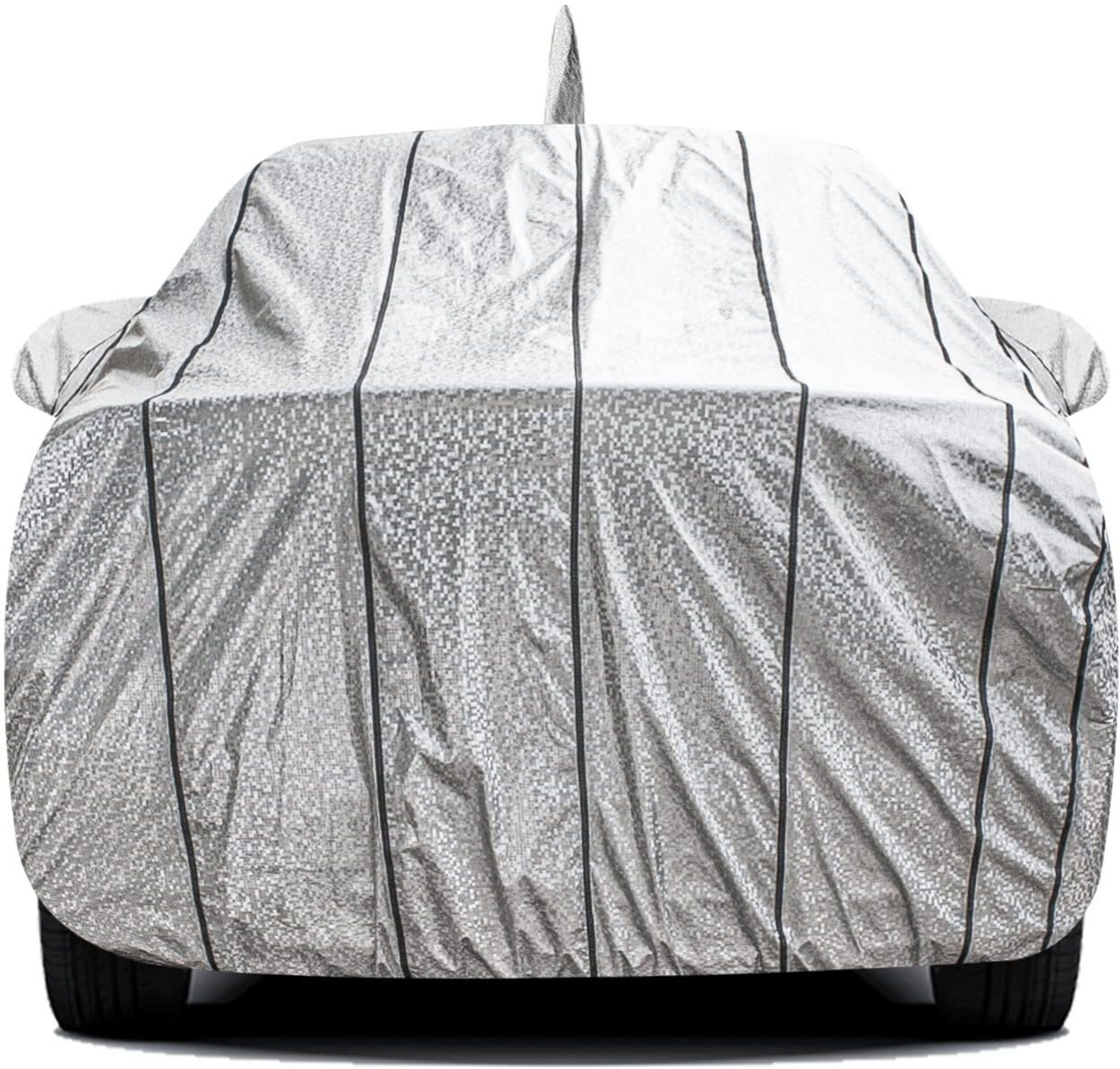 Image of FABTEC Hyundai Grand i10 Body Cover (Silver, Black, For 2026, 2025, 2024, 2023, 2022, 2021, 2020, 2019, 2018 Models)