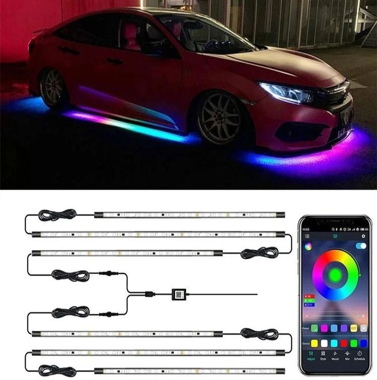 ASRYD Symphony Voice Control LED Chassis Lights - Image 1