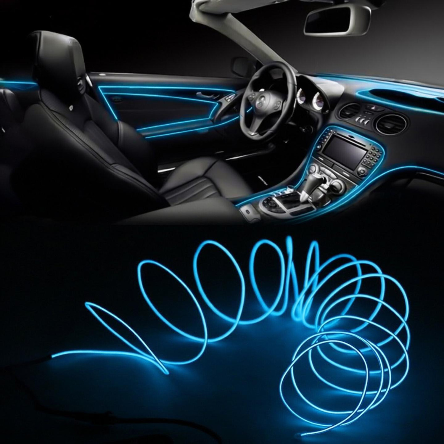 Flipkart SmartBuy Blue 5m Car Neon Light - Image 4