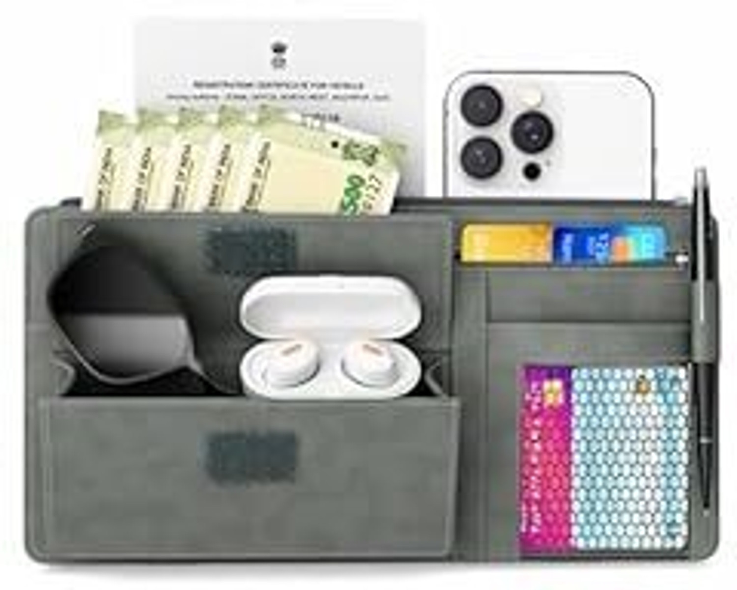 Fedus Pack of 2 Car Sun Visor Organizer - Image 1