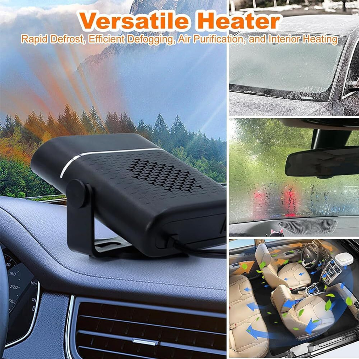 Image of mirren CAR FAN Car Interior Fan (12 V)