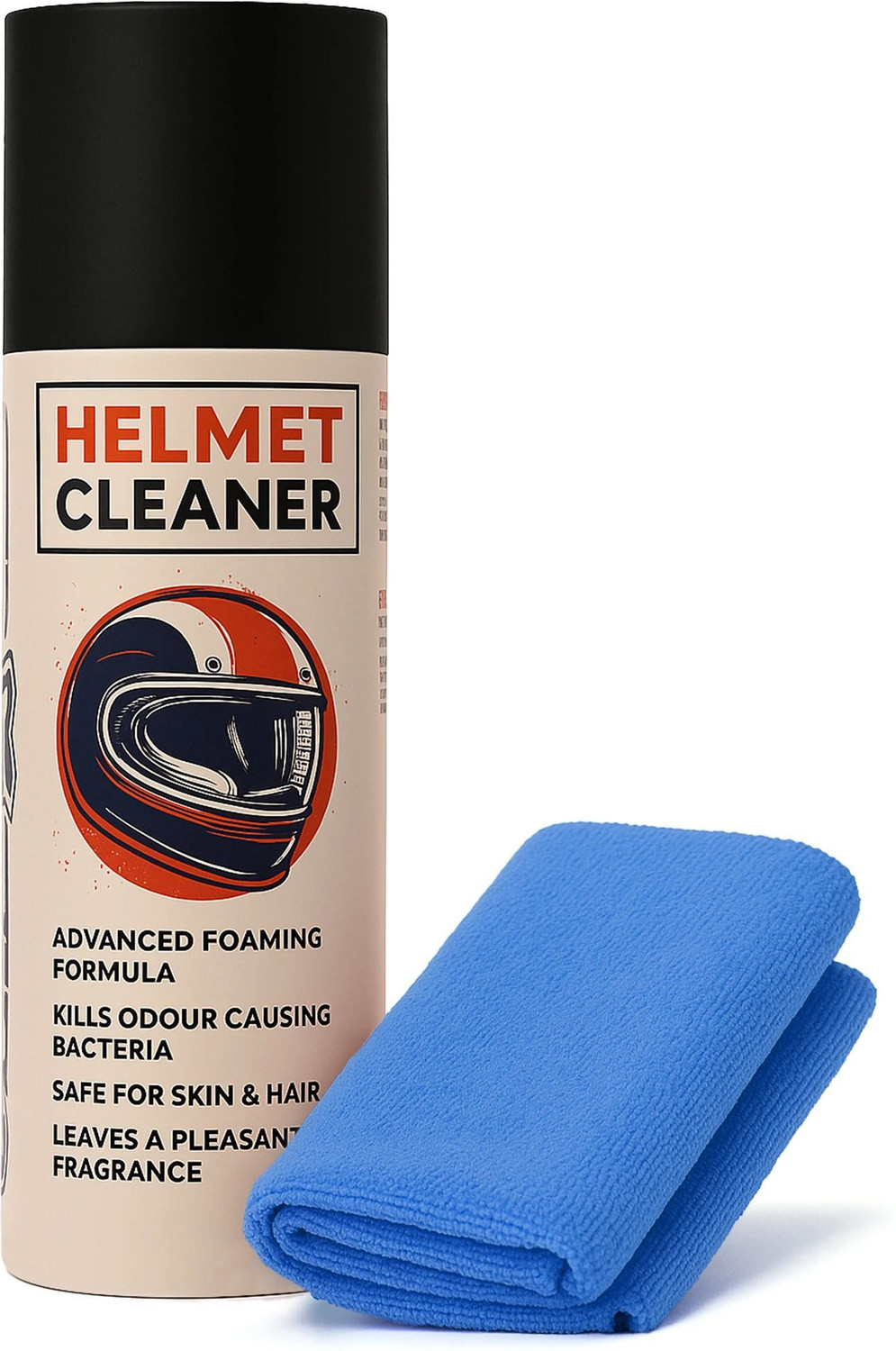Image of Lett Originals Helmet Cleaner Foam | Removes Odour, Sweat & Germs | 120 ml LT02022 Vehicle Interior Cleaner (120 ml)