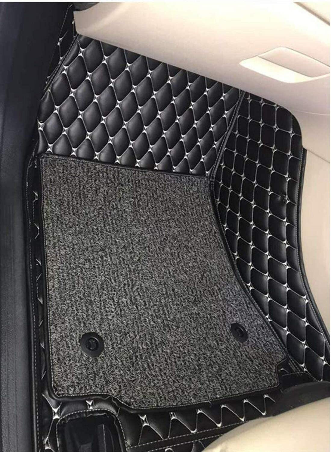 Image of Footsace Leather 7D Mat For Maruti Suzuki Ignis (Silver)