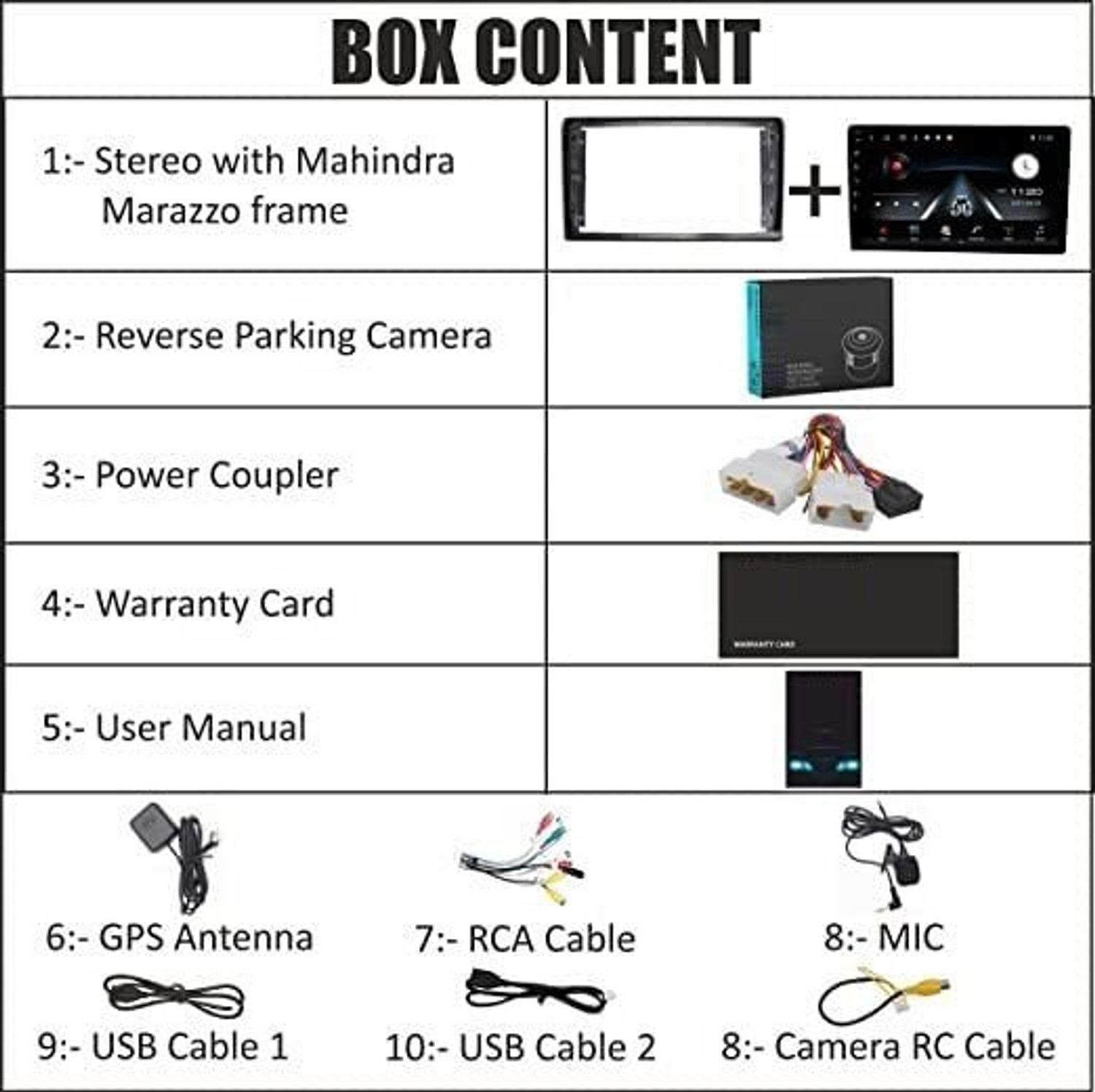 Image of Modorwy 9Inch Android System for Mahindra Scorpio 2 /32GB,HD Car Camera,Frame & Socket Car Stereo (Double Din)