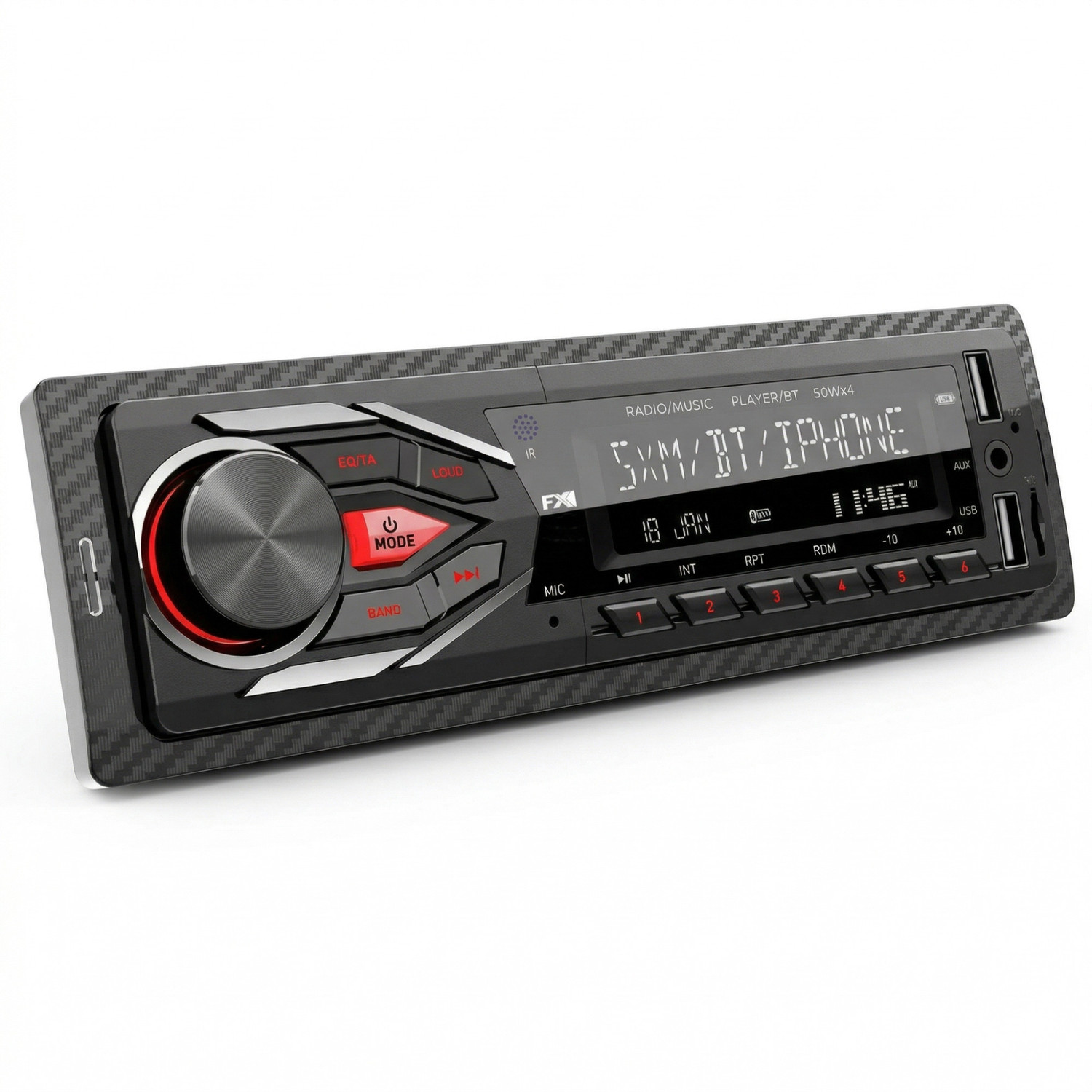 Image of MATIES Media Player With Phone Holder MP3 Player with BT /FM /USB /AUX For-Zen Estilo Car Stereo (Single Din)