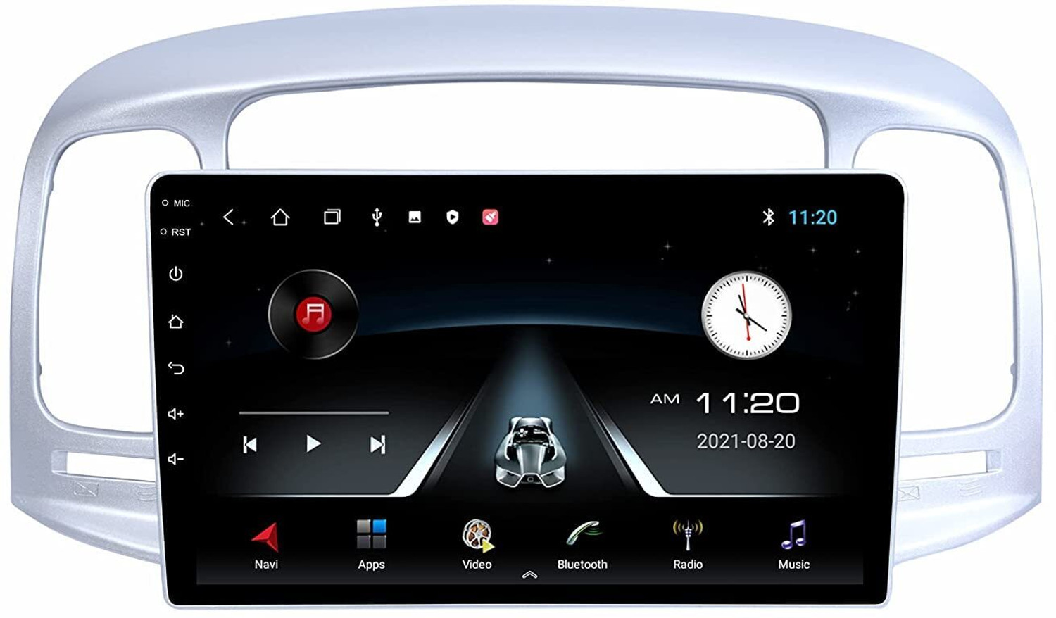 Image of Modorwy 9Inch Android System for Hyundai Old Verna 2GB /32GB,HD Car Camera,Frame & Socket Car Stereo (Double Din)