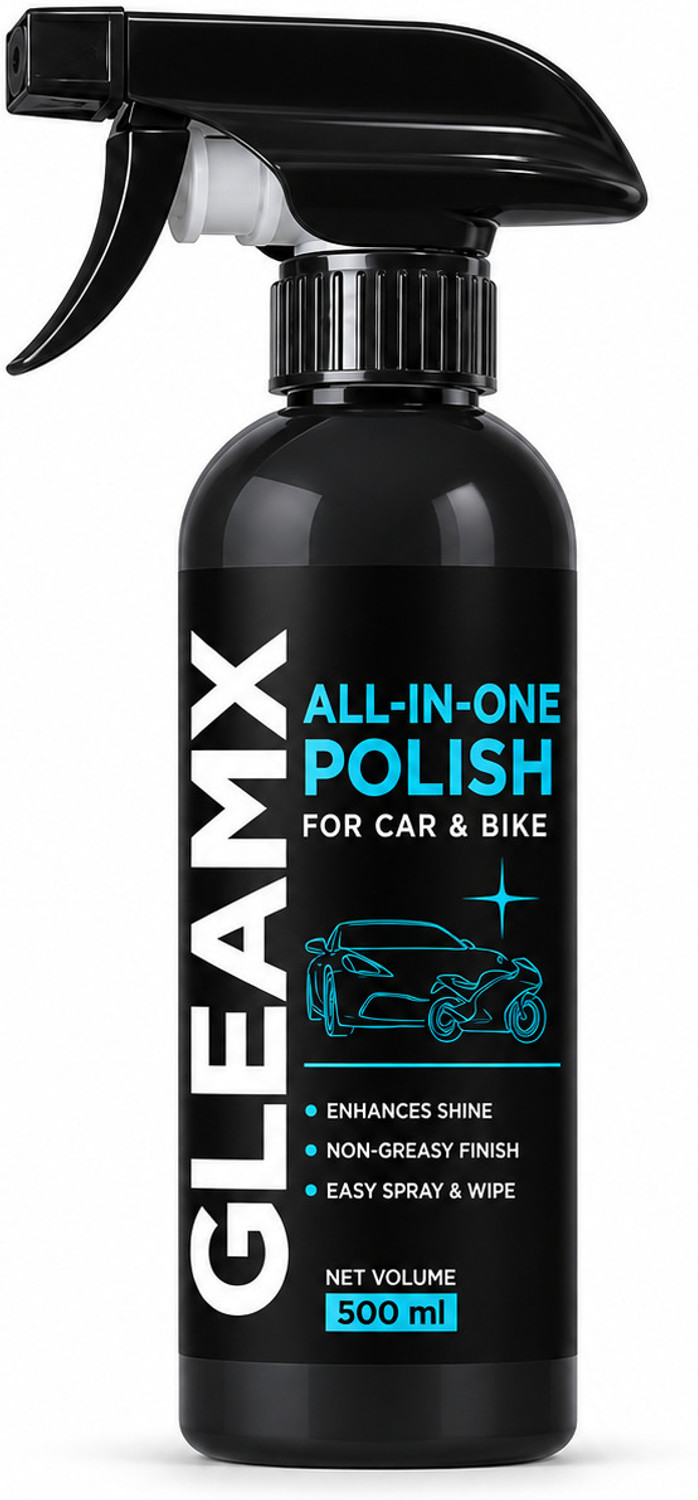 Gleamx Liquid Car Polish for Bumper, Dashboard, Exterior, Leather, - Image 6