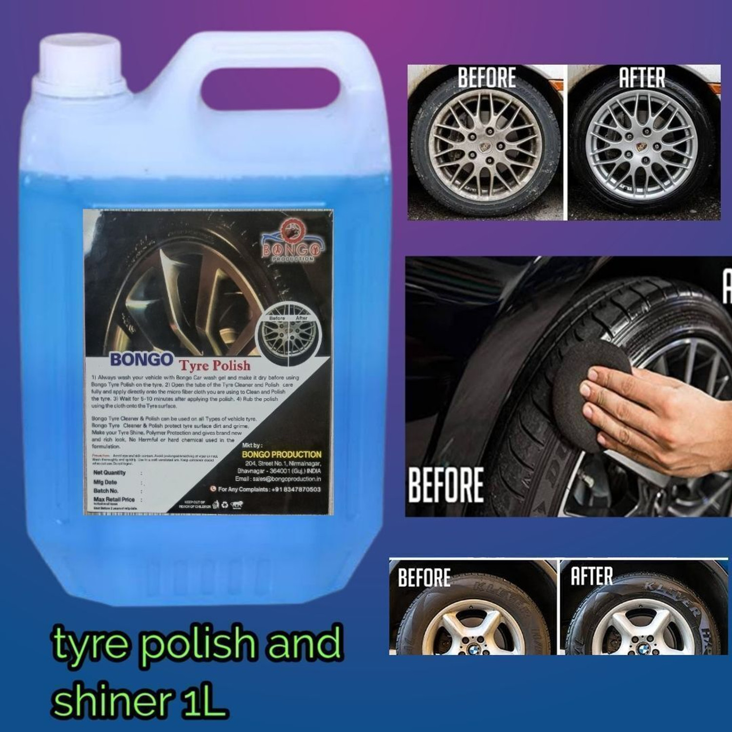 Image of PRIMEGIC Liquid Car Polish for Chrome Accent, Bumper, Dashboard, Exterior, Headlight, Leather, Metal Parts, Windscreen (100 ml)