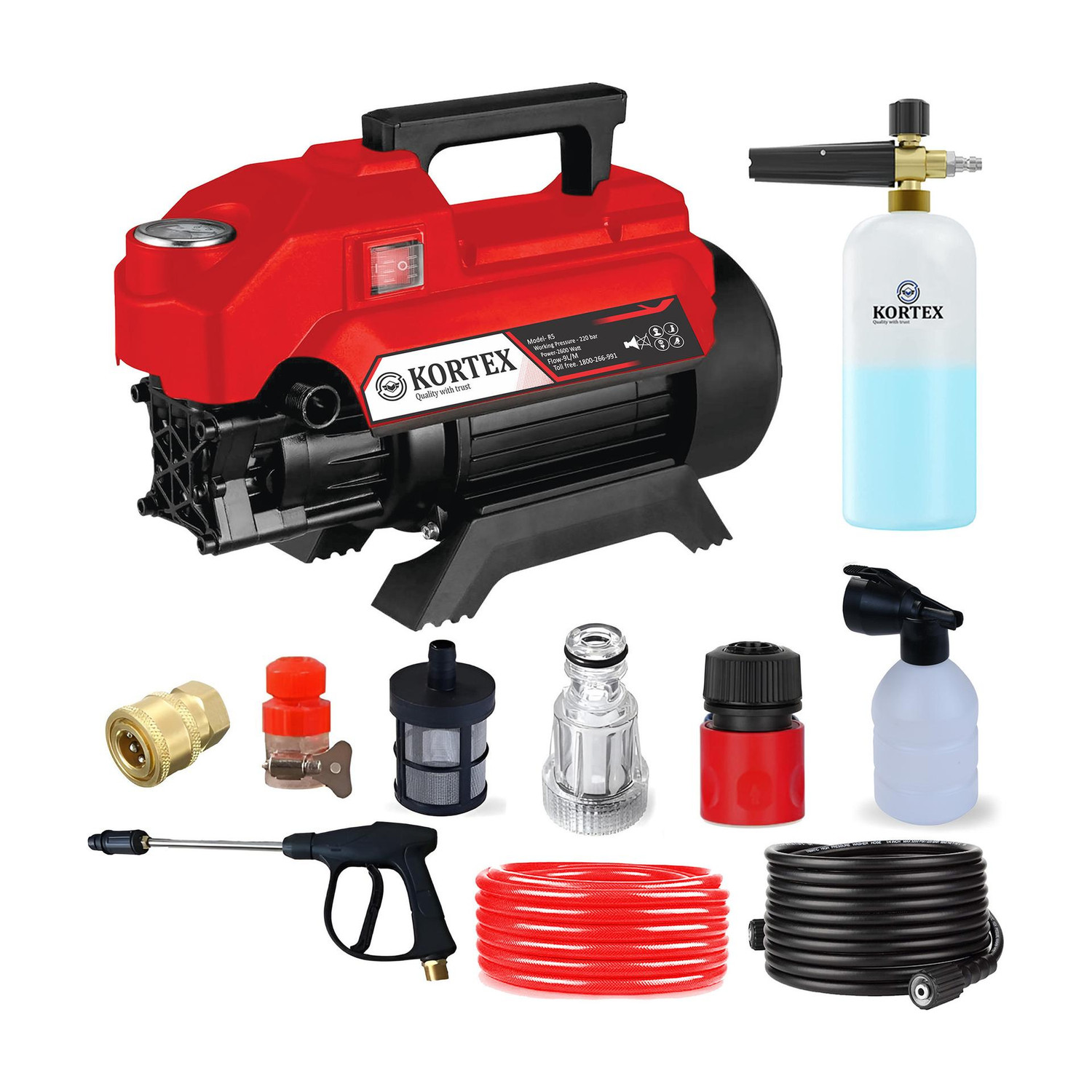 Kortex KTX-R5 2600W 220 Bar Pressure Washer - Image 6