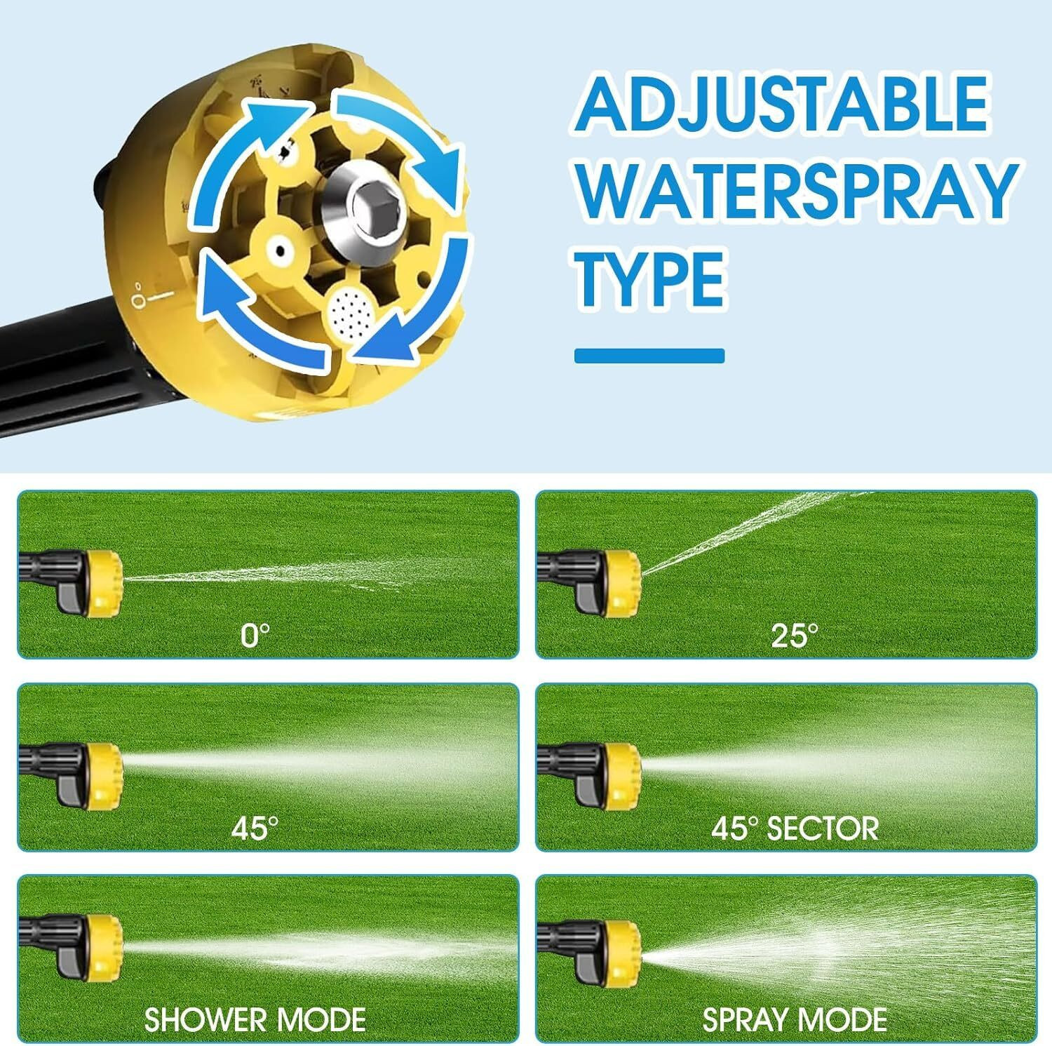 Image of Zinsy Rechargeable Electric Portable High spread Water press Gun Multi-Purpose Pressure Washer