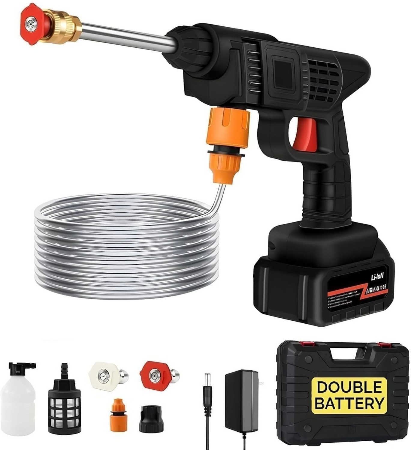 Image of Rlstore Car High Pressure Washer Water Spray Gun for Car Wash Washing Cleaning Pressure Pressure Washer