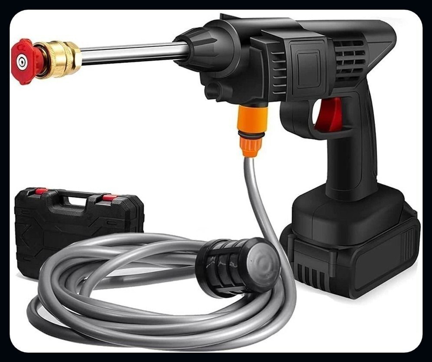 Image of Rlstore High Pressure Washer Gun Electric Car Cleaning Tool Car Cleaning , Garden Pressure Washer