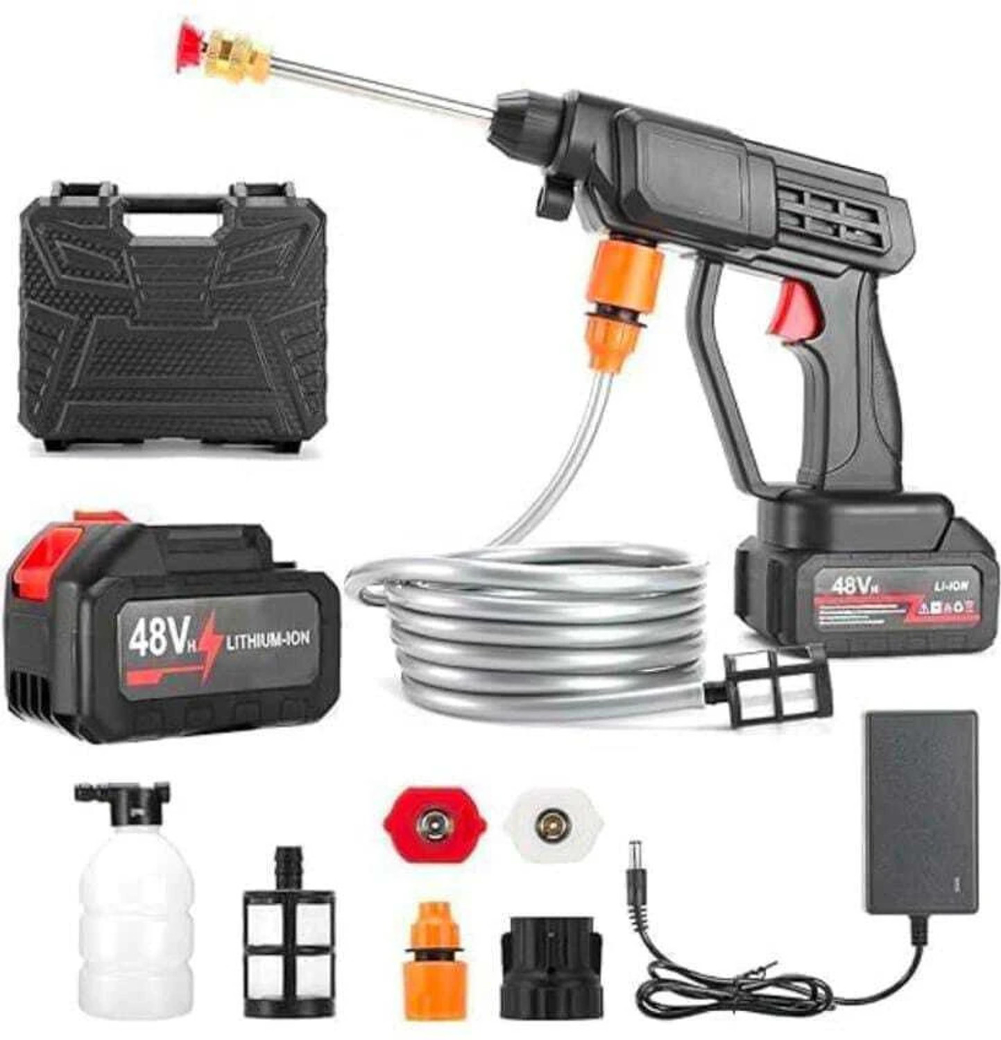 Image of Rlstore Wireless High Pressure Car Washer Gun Pressure Washer