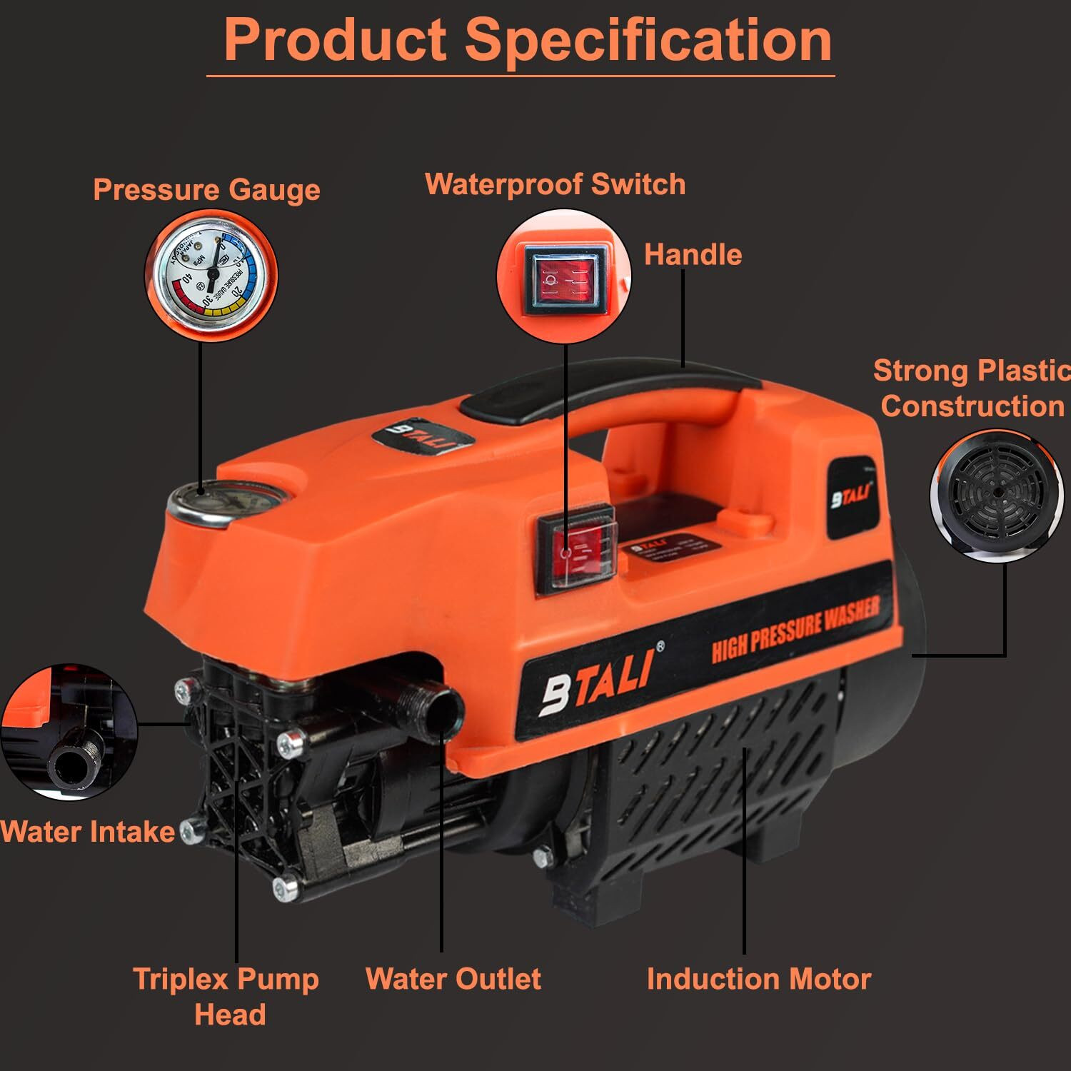 Image of Keyonturbo R7 Pressure Washer