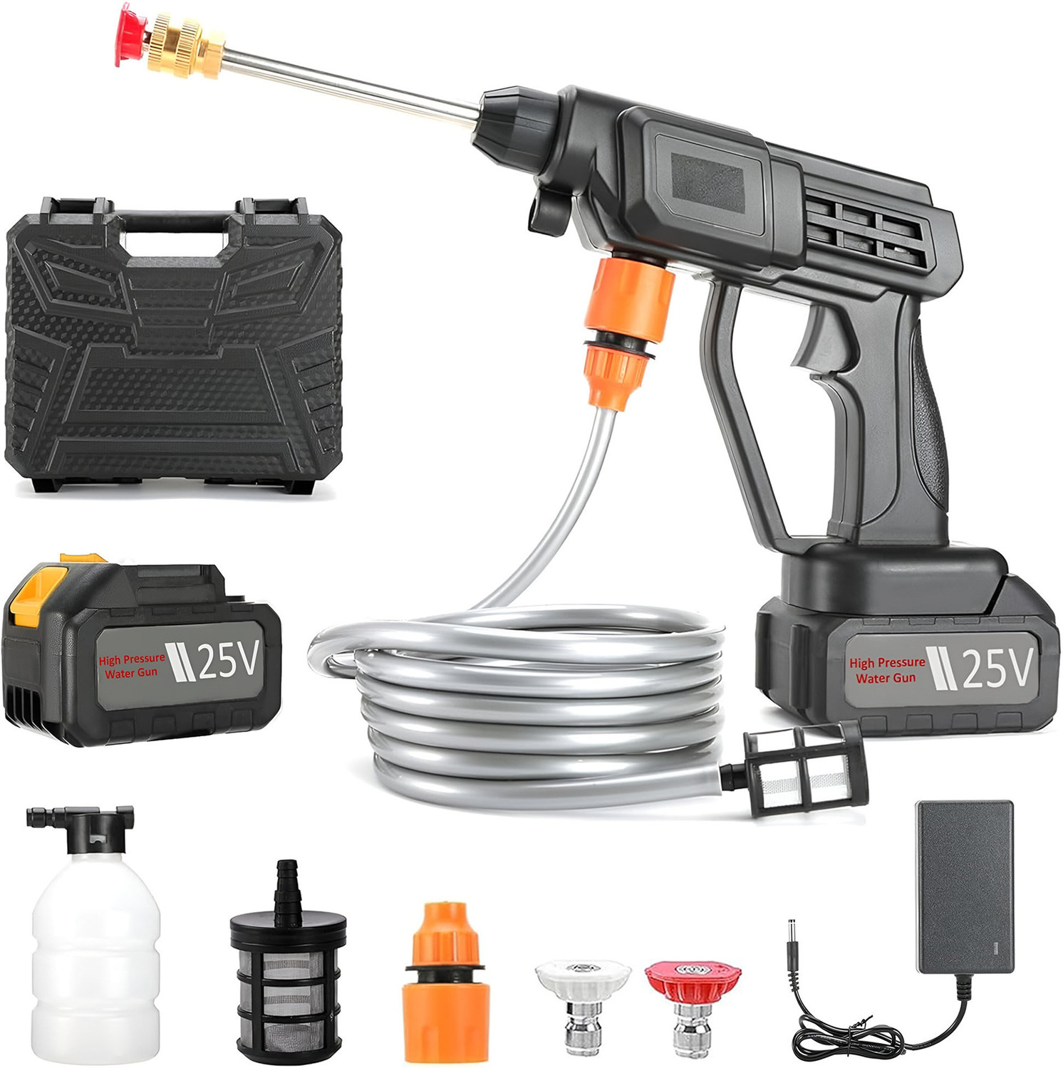 Image of Rlstore Wireless High Pressure Car Washer Gun Pressure Washer