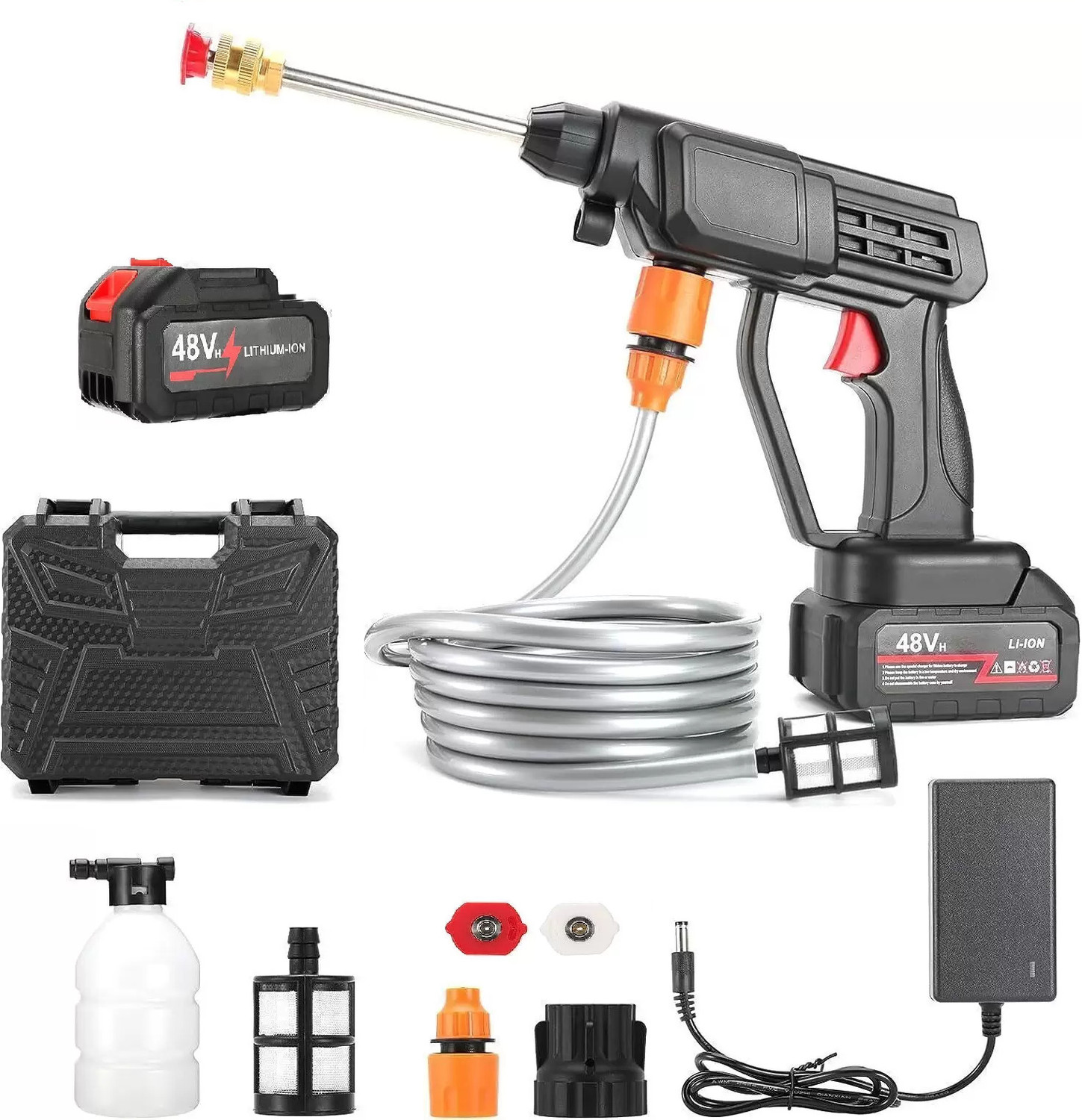 Image of Rlstore Electric Water Portable Highspread Water Gun MultiPurpose Pressure Washer Pressure Washer
