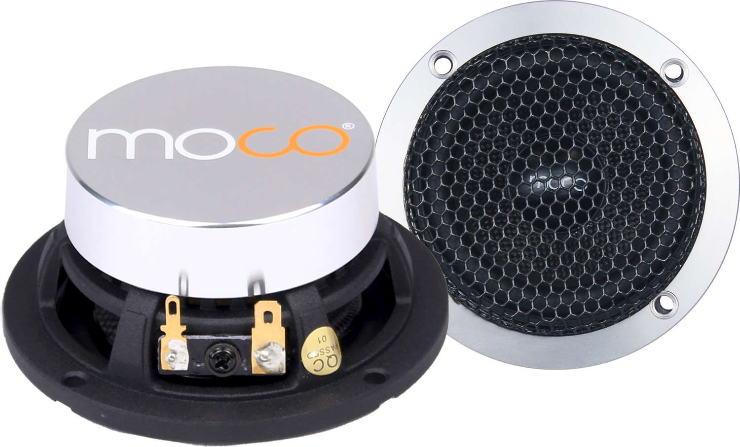 Image of moco MR-01.60 MR-01.60 | 2.0 inch Inch Mid-Range Center Speaker | Titanium Shell | RMS 60Watts Component Car Speaker (240 W)