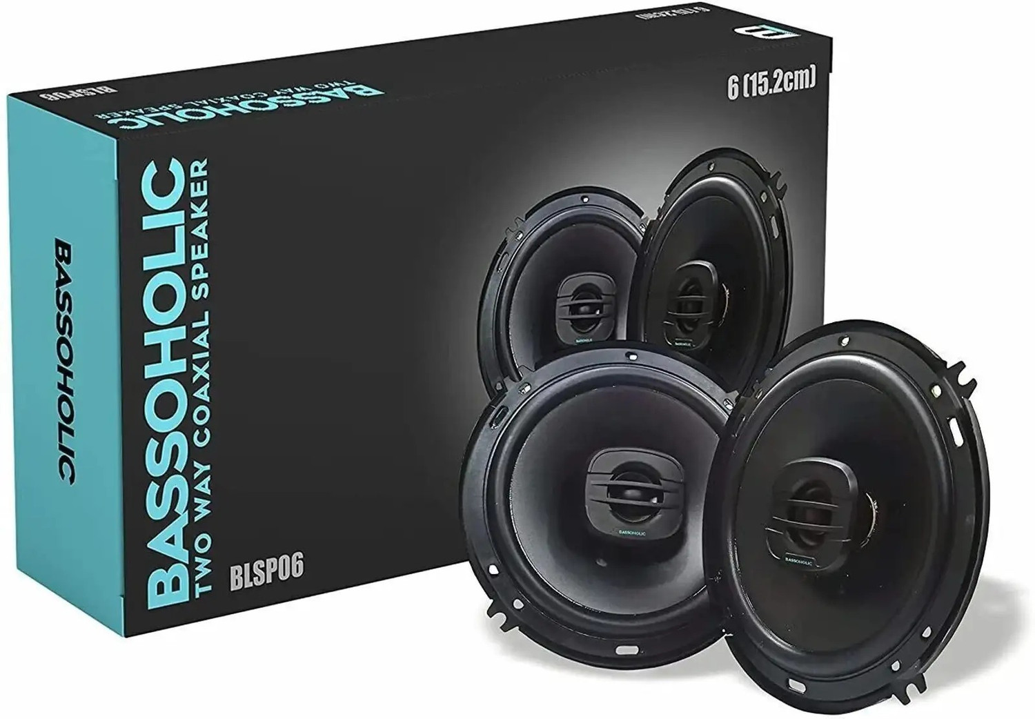 Image of Bravo 6 inch Two Way AS-1627 Coaxial Car Speaker (350 W)