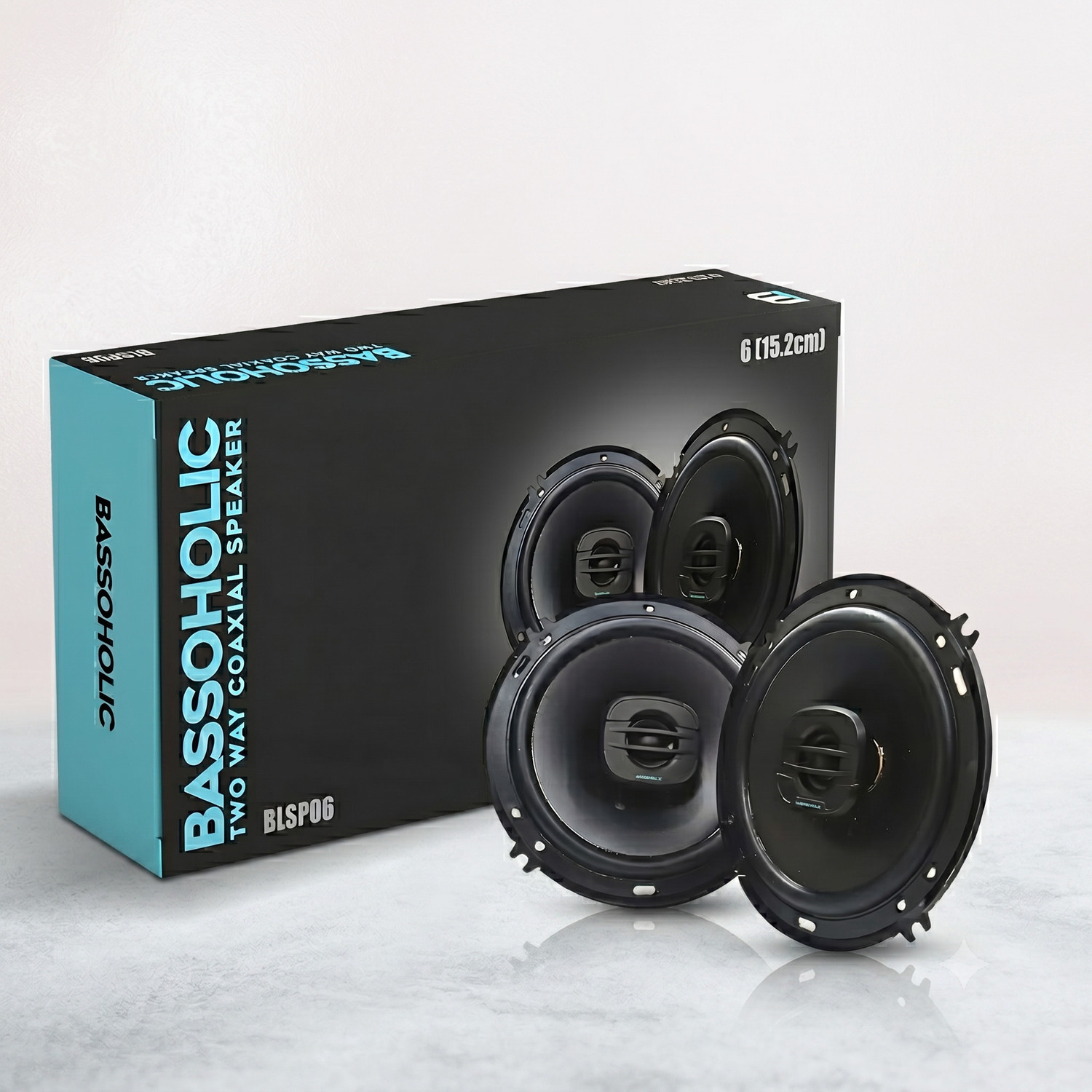 Image of Bravo 6 inch Two Way AS-1627 Coaxial Car Speaker (350 W)