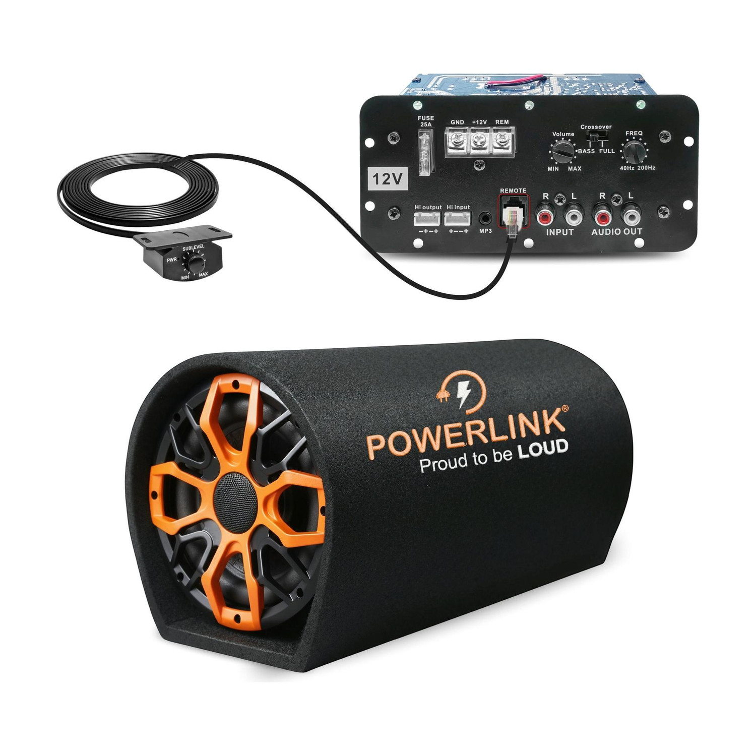 Powerlink 8" Car Bass Tube Amplifier - Image 1