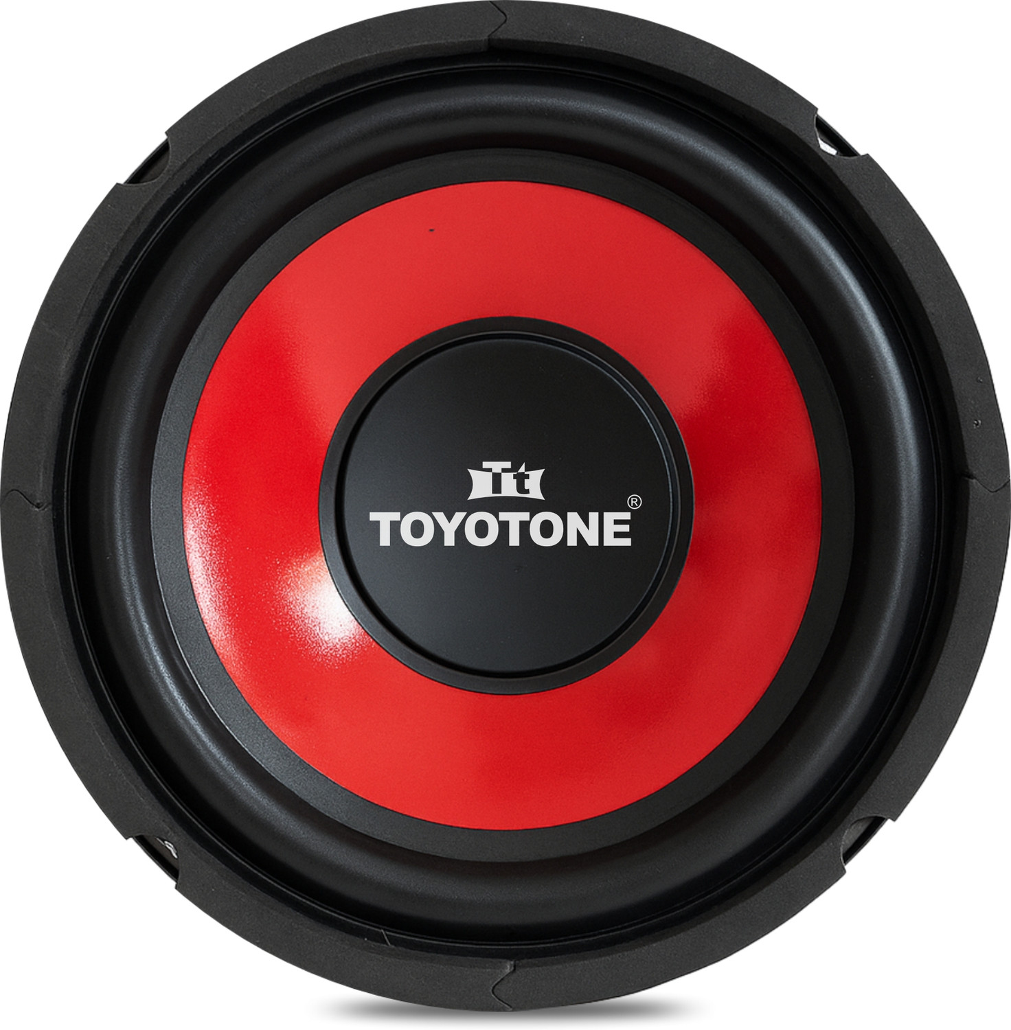 Image of TOYOTONE 6INCH inch HI-FI Subwoofer | Waterproof Coated Cone | 8 Ohms | Long Strokers | Rubber Edge| Y35 90*17 MM Magnet | 60 Watt ,(Subwoofer with 1 Tweeters) Subwoofer (Passive , RMS Power: 60 W)